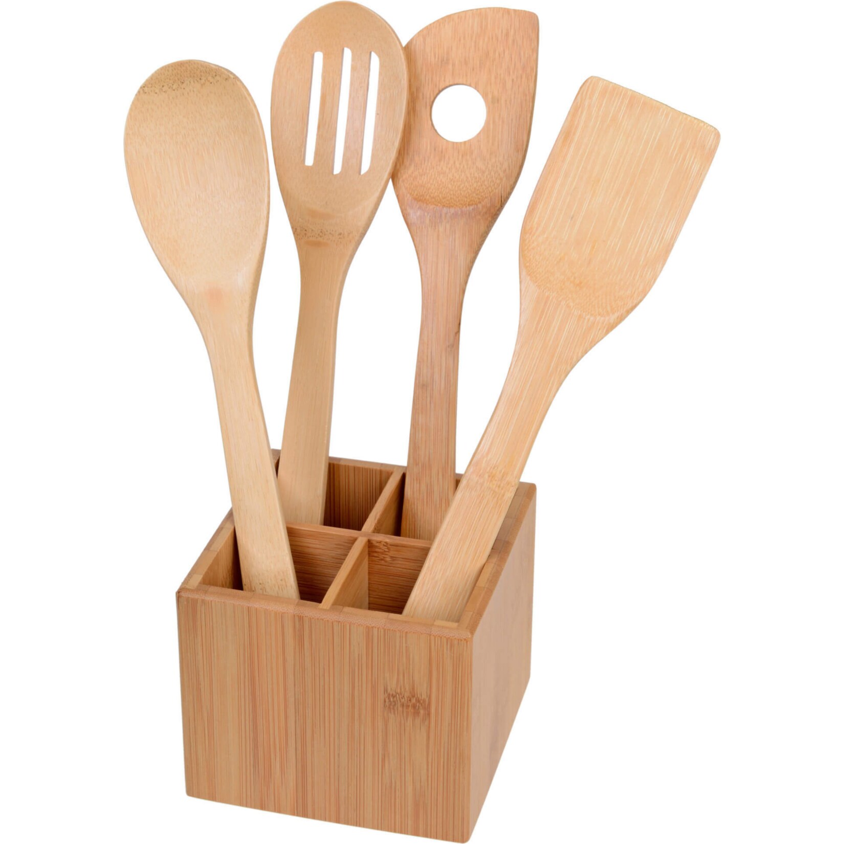 GR&Auml;WE Aufbewahrungsbox mit Kochl&ouml;ffelset Bambus - Bild 1
