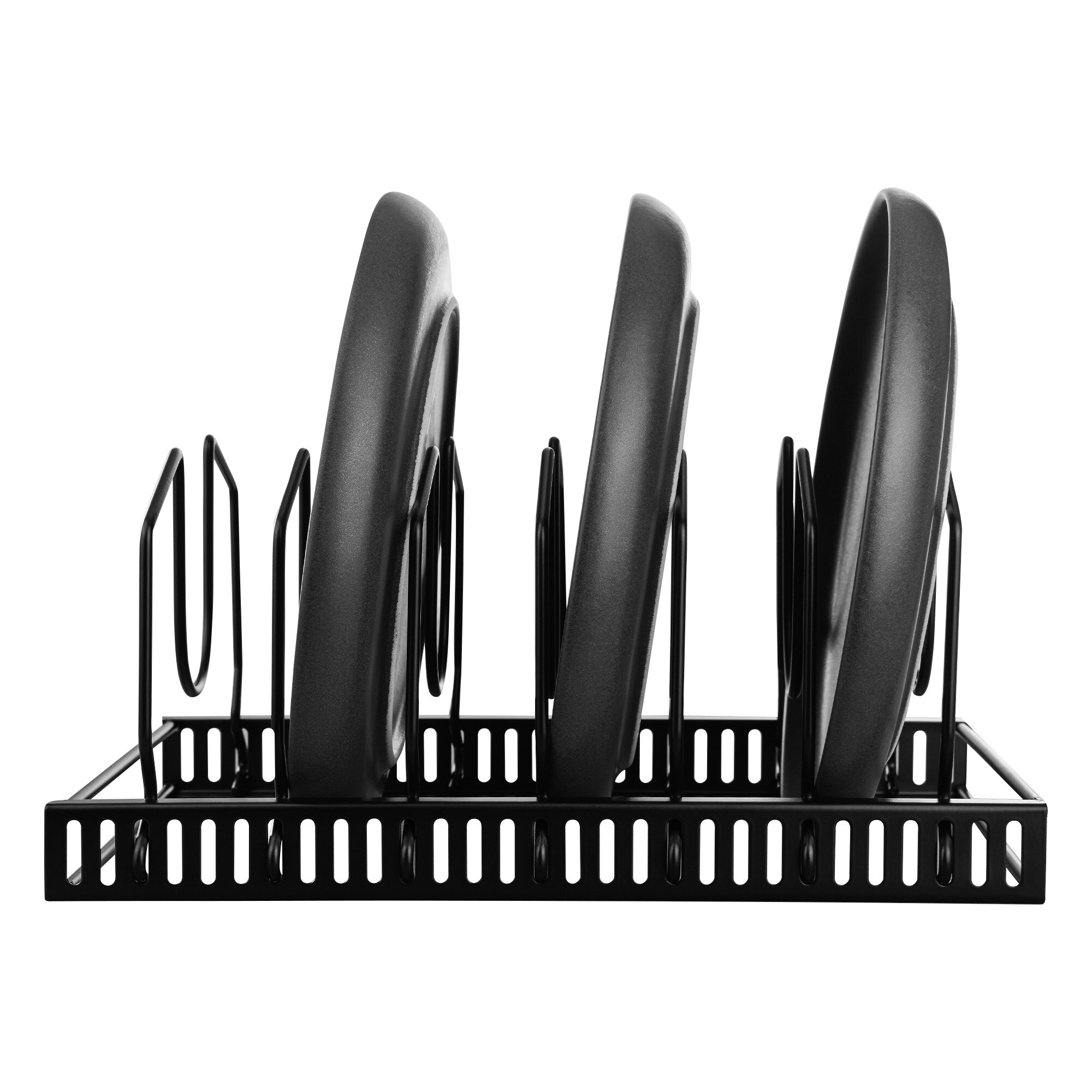 GR&Auml;WE Deckel- und Tellerhalter, 6 Nischen Wei&szlig; - Bild 1