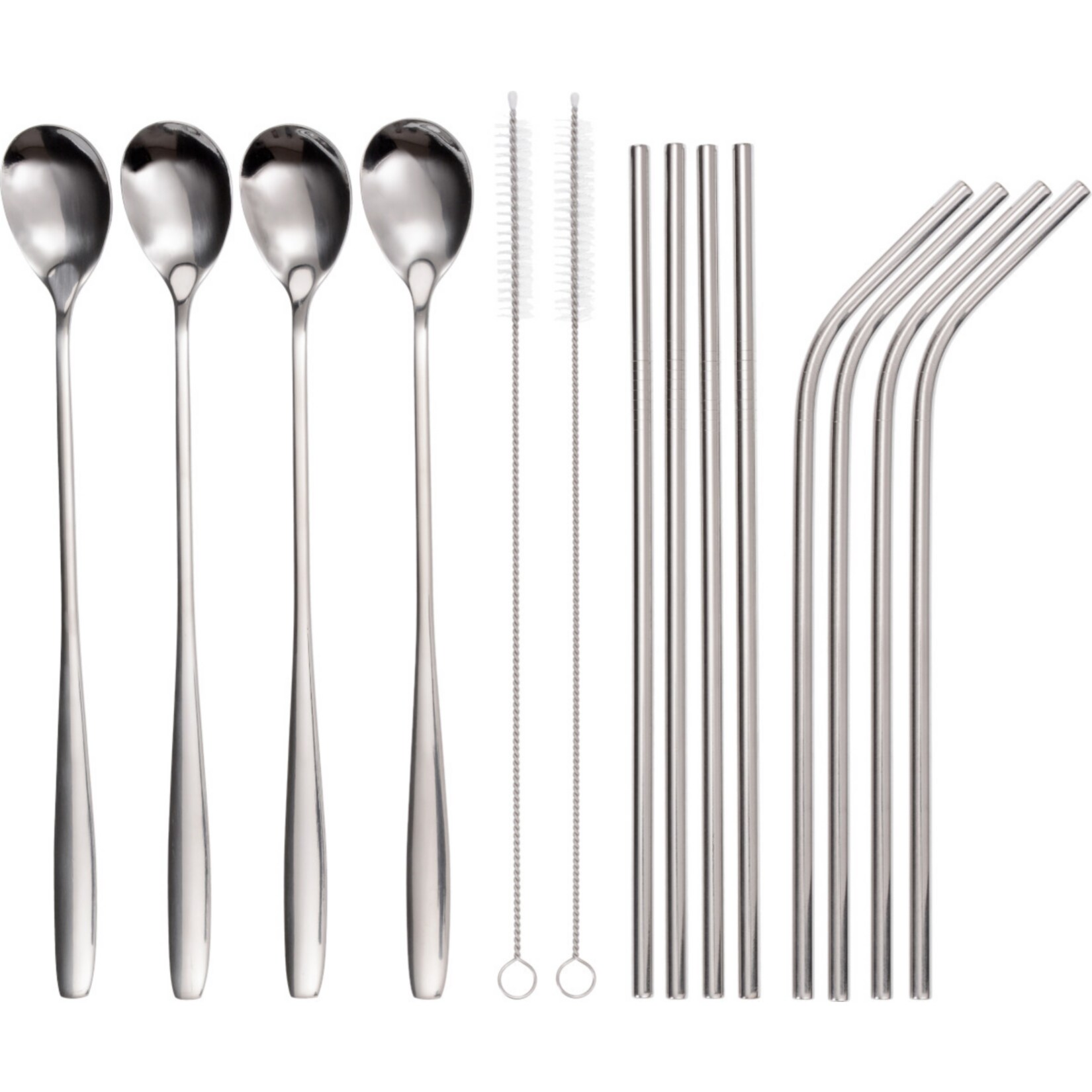 GR&Auml;WE Trinkhalm-Set 14-tlg, Edelstahl - Bild 1
