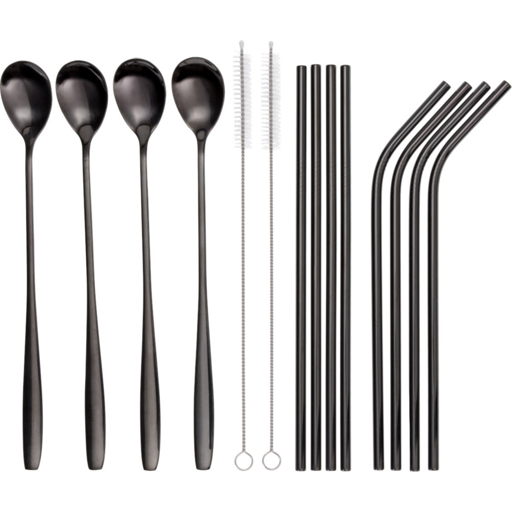 GR&Auml;WE Trinkhalm-Set 14-tlg, Edelstahl - Bild 1