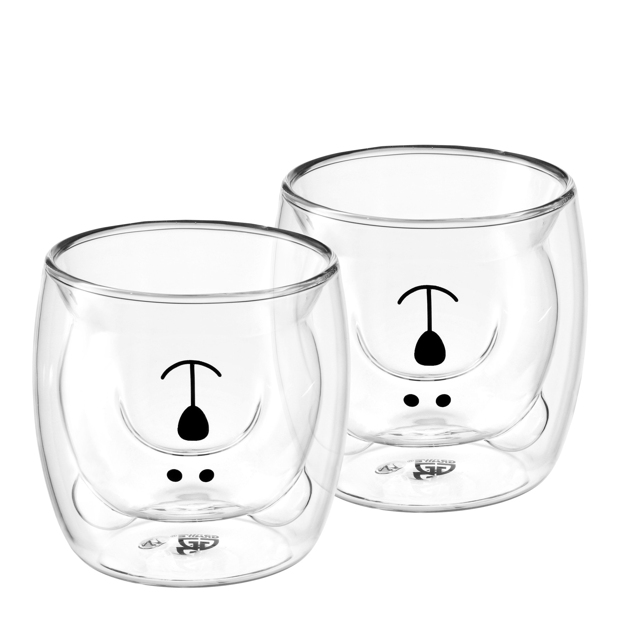 GR&Auml;WE Doppelwandige Thermogl&auml;ser, 2er-Set, Motiv B&auml;r - Bild 1