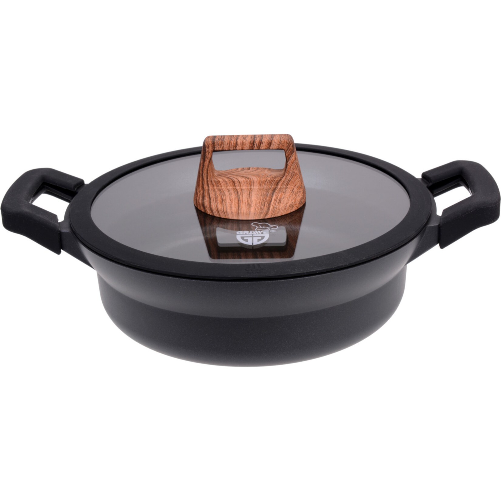 GRÄWE Servierpfanne Aluguss Ø 28 cm Alu-Line | 04010094018870