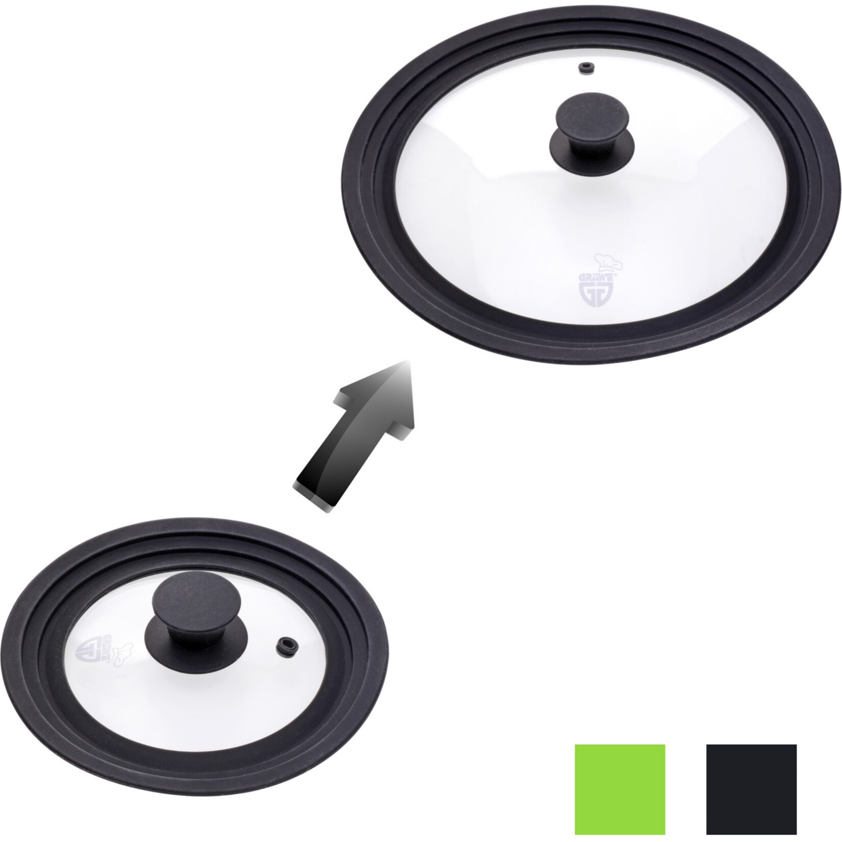 GR&Auml;WE Universal-Glasdeckel - Bild 1