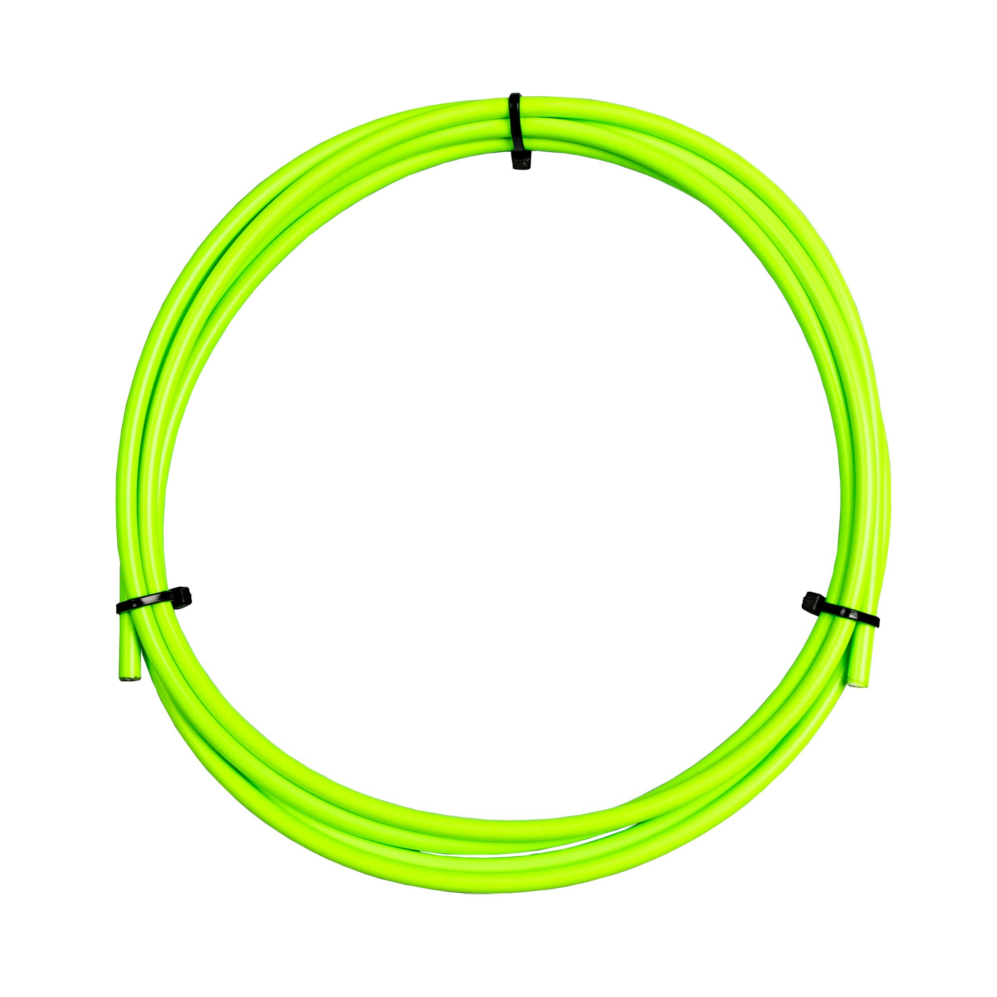 Pentagon Sports Fahrrad Bremszug mit Bremszugh&uuml;lle Bremskabel mit Walzennippel und Birnennippel neongr&uuml;n - Bild 1