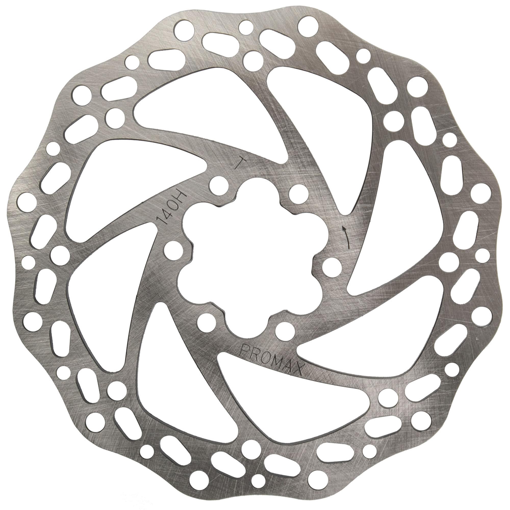 Promax ME Bremsscheibe Fahrrad Scheibenbremse 6 Loch inkl. Schrauben 180 mm - Bild 1