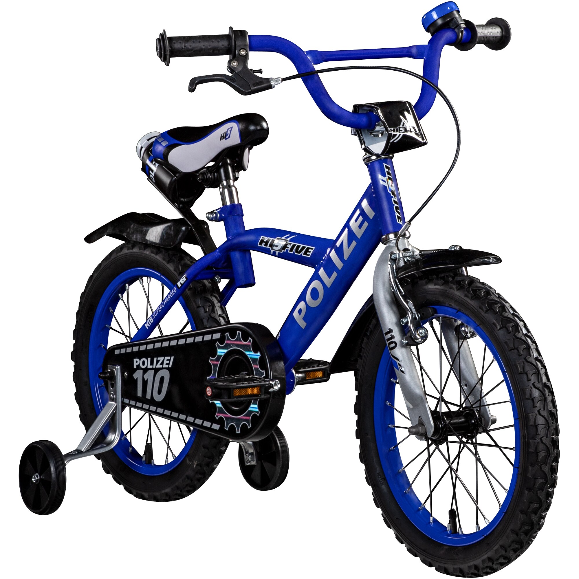 MIRAVO Kinderfahrrad 16 Zoll Mit Stützrädern - Orange Für 3-6 Jahre