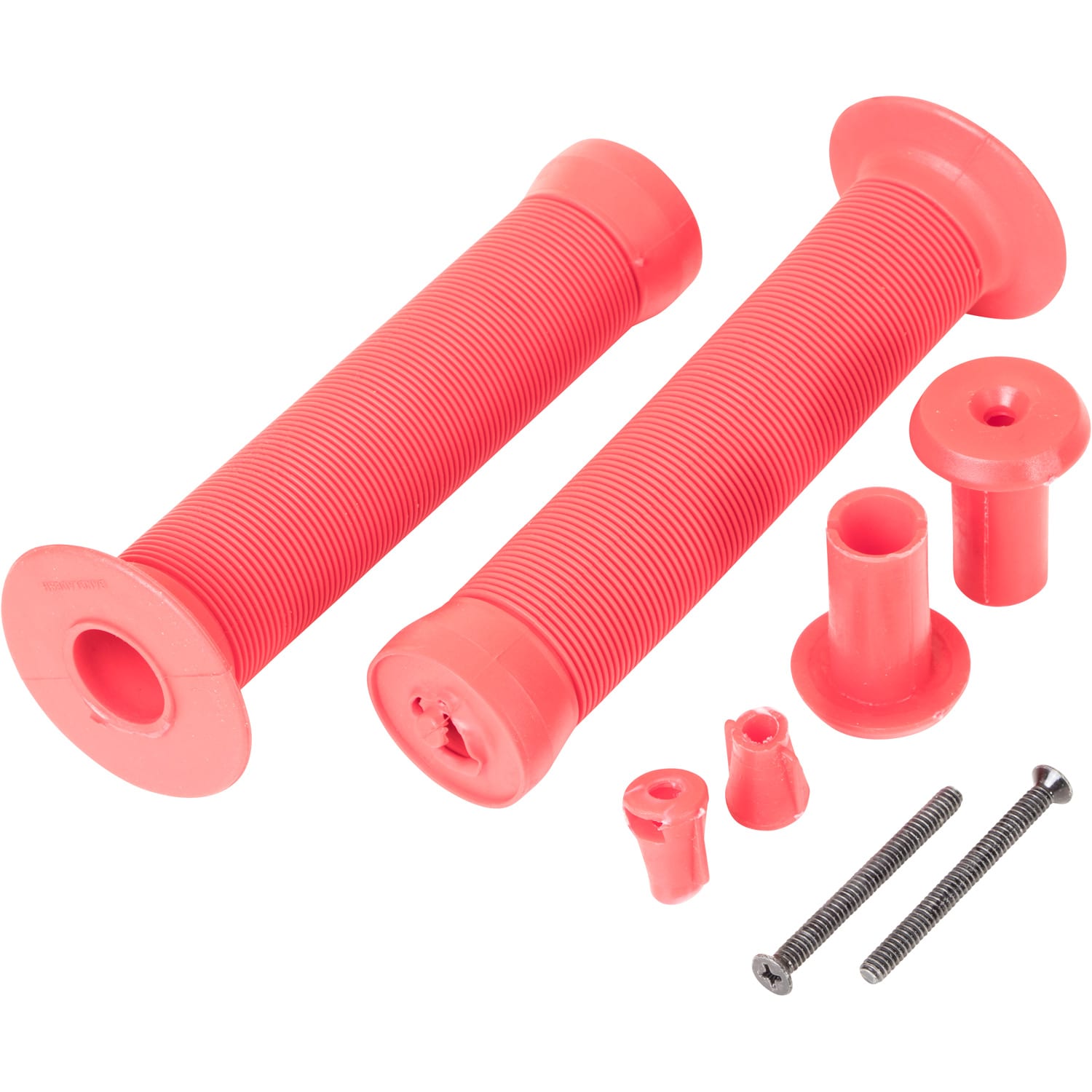 Pentagon Sports BMX Stunt Scooter Griffe 130 mm 22,2 mm Fahrradgriffe Grips Lenkergriffe Set rechts links (rot) - Bild 1