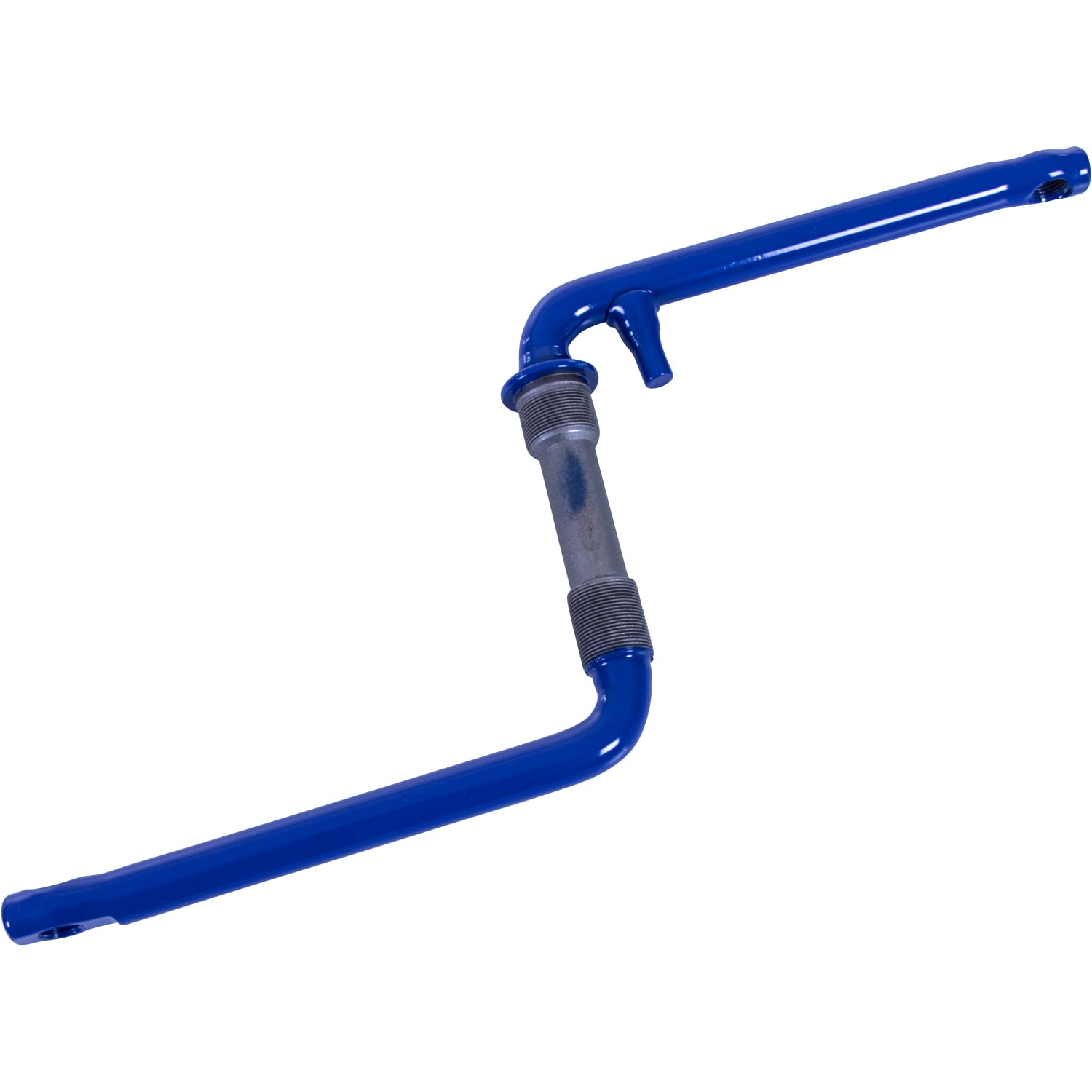 deTox BMX Kurbel Fahrrad Kurbelgarnitur Fahrradkurbel Fauber blau - Bild 1