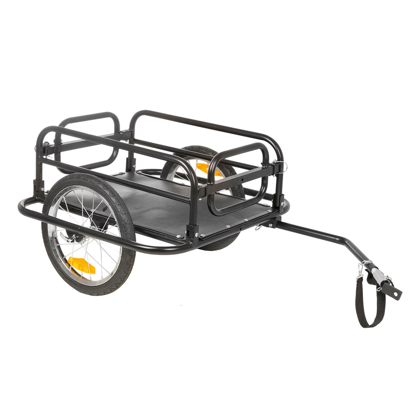 M-Wave Stalwart Carry Fold 2 Fahrradanhänger faltbarer Fahrrad Lastenanhänger bis 40 kg Gepäckanhänger Transport Anhänger | 06982384020260