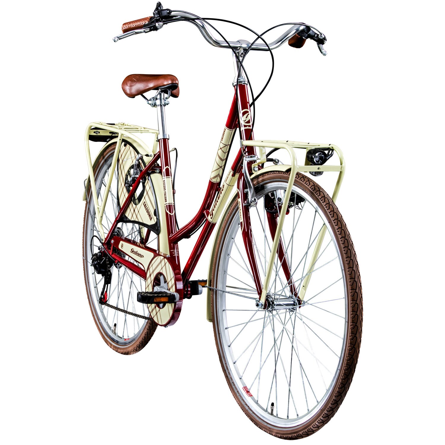 Galano Caledonia 700c Hollandrad Damenfahrrad Citybike 28 Zoll Trekkingbike Fahrrad - Bild 1