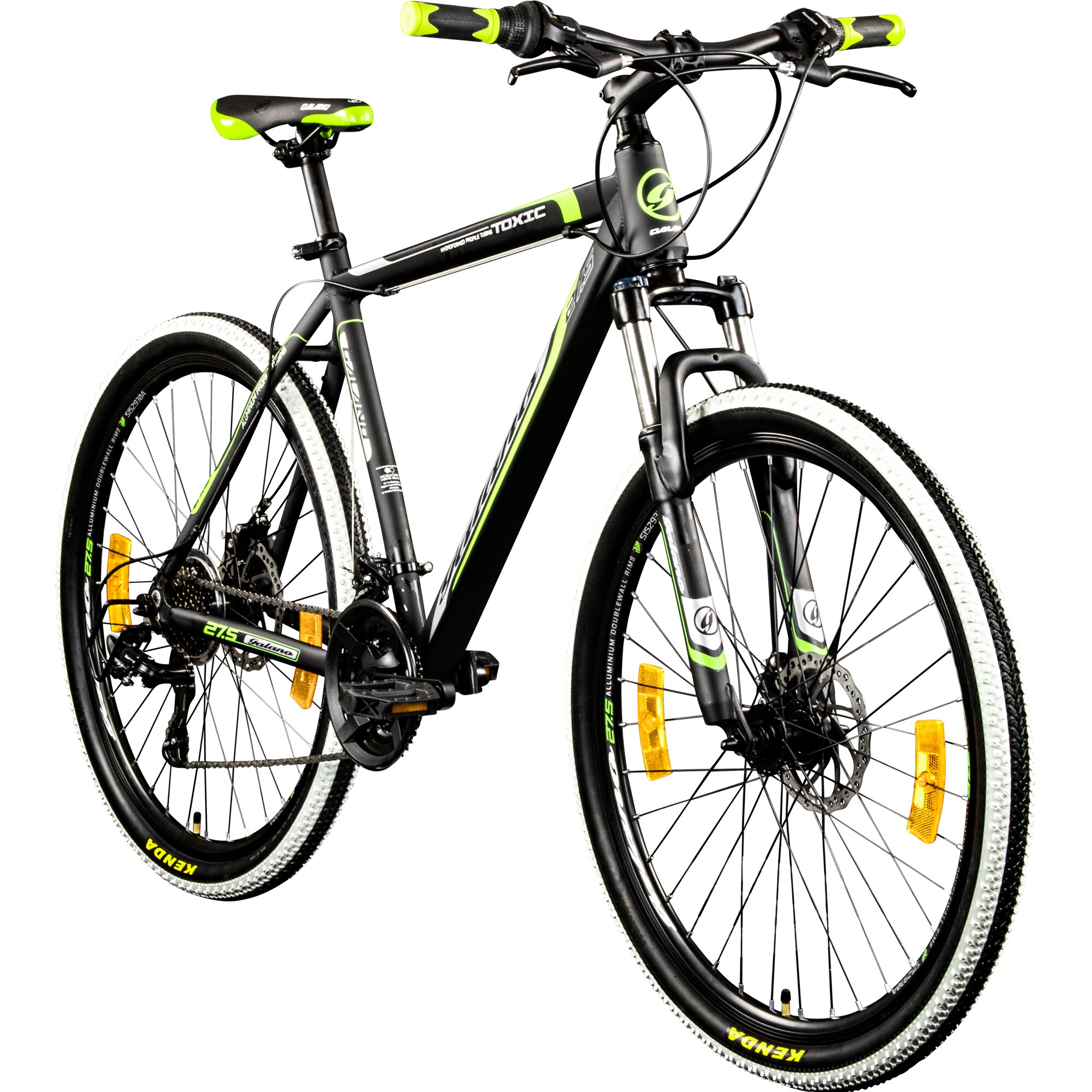 Galano Toxic 27,5 Zoll Mountainbike Hardtail 165 - 190 cm MTB f&uuml;r Damen und Herren 21 G&auml;nge - Bild 1
