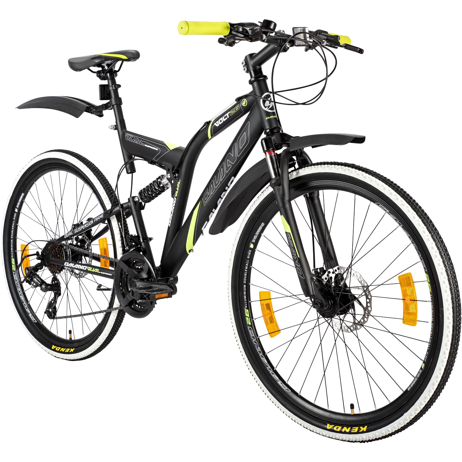 Galano Volt DS Mountainbike Fully ab 160 cm Jugendfahrrad 26 Zoll Fahrrad 21 Gang MTB f&uuml;r Jungen und M&auml;dchen Jugendrad - Bild 1