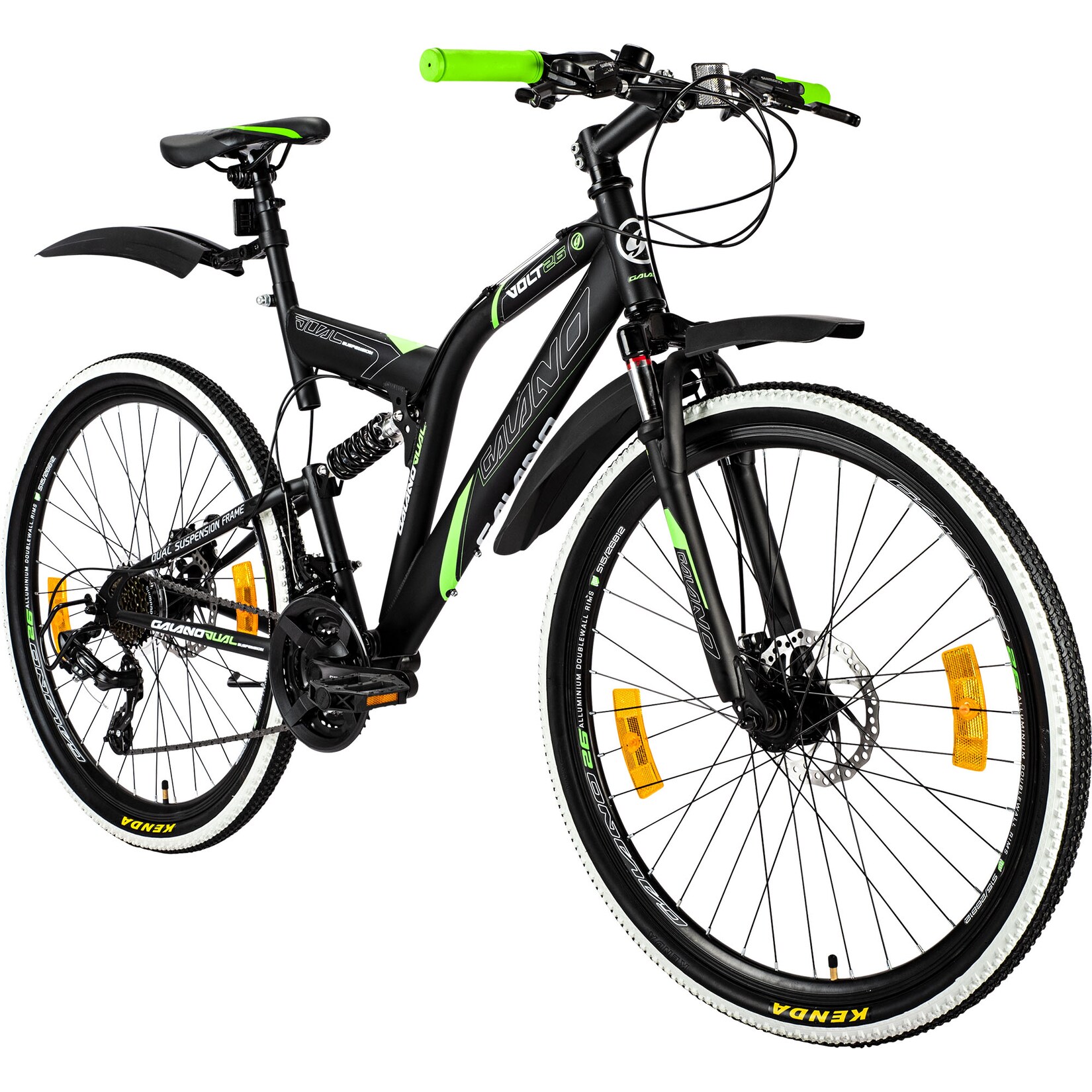 Galano Volt DS Mountainbike Fully ab 160 cm Jugendfahrrad 26 Zoll Fahrrad 21 Gang MTB für Jungen und Mädchen Jugendrad