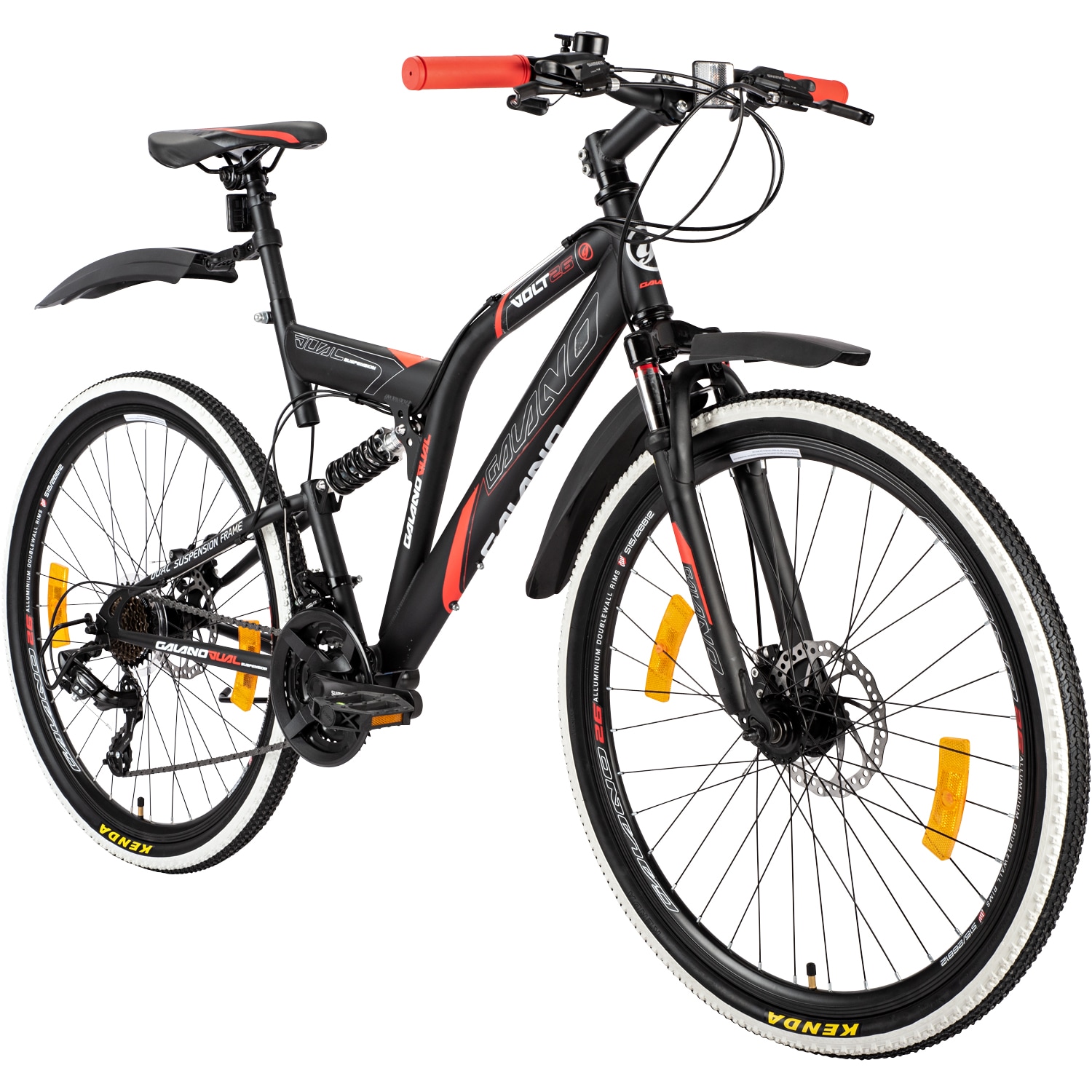 Galano Volt DS Mountainbike Fully ab 160 cm Jugendfahrrad 26 Zoll Fahrrad 21 Gang MTB f&uuml;r Jungen und M&auml;dchen Jugendrad - Bild 1