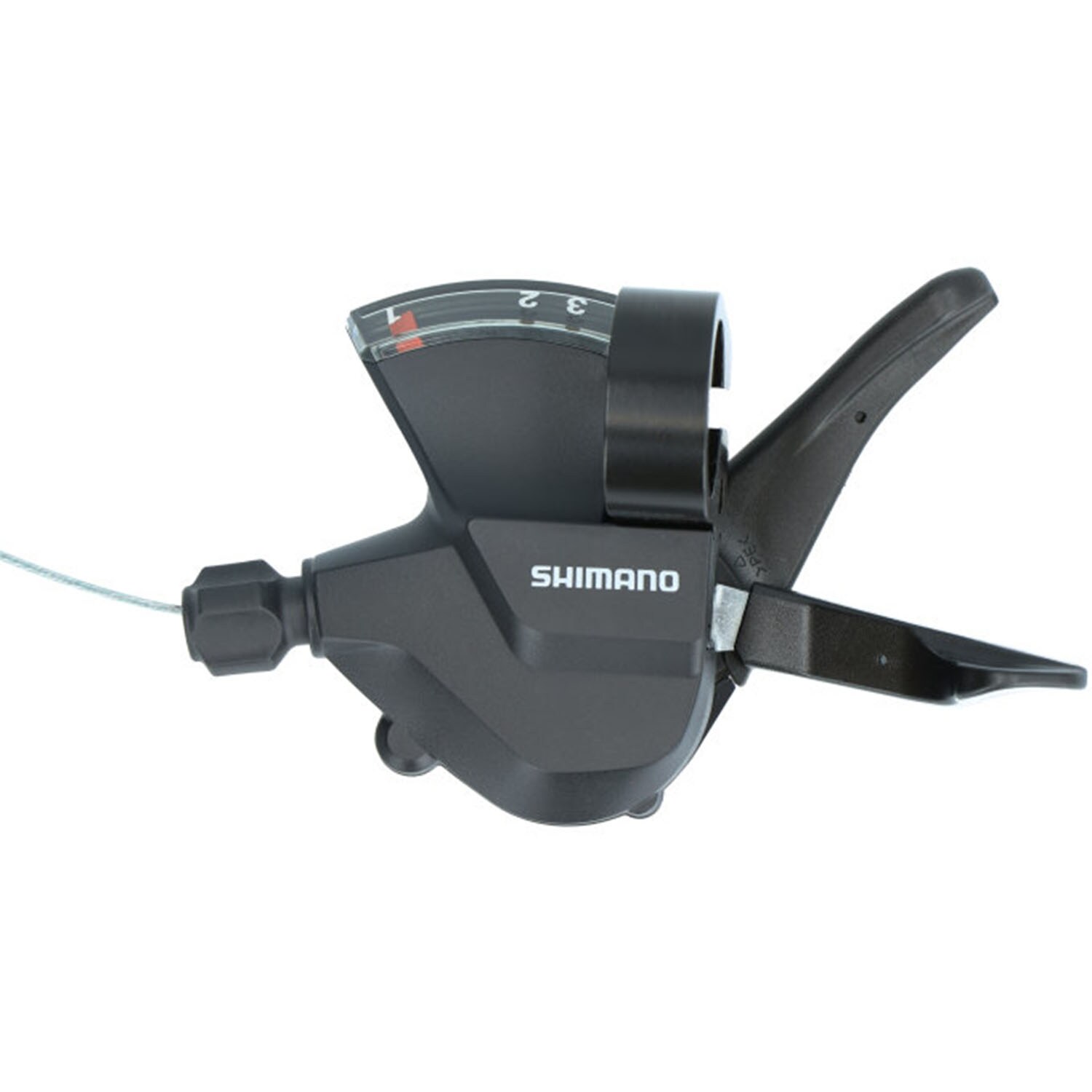 Shimano SL-M315 RapidFire Plus Schalthebel MTB Fahrrad Ganganzeige Daumenschalter 3-fach links - Bild 1