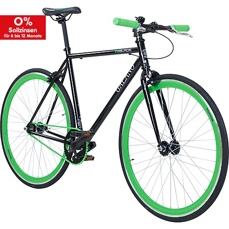 Galano Blade Fixiebike retro Fahrrad 165 bis 195 cm 28 Zoll Singlespeed Urban Bike mit Flip Flop Nabe für fixed gear und Freilauf - Bild 1