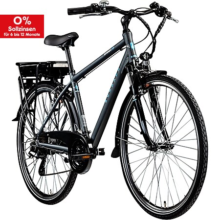 Zündapp Green 7.7 E-Bike Herren Trekkingrad 28 Zoll Pedelec 155 - 185 cm Trekkingrad mit 21 Gang E Fahrrad StVZO Tourenrad - Bild 1