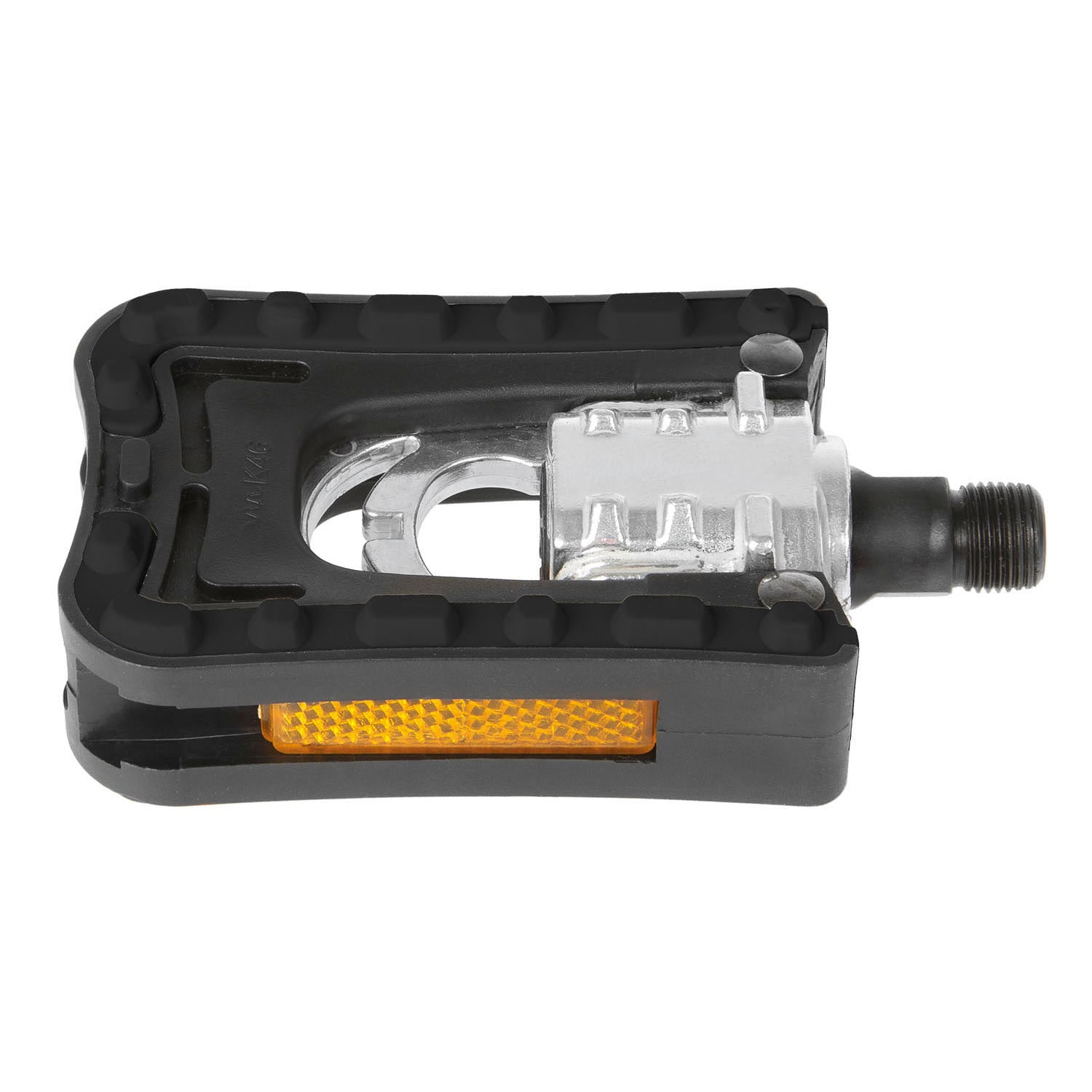 Messingschlager Steady F1 Fahrradpedal Fahrrad Pedal Plattformpedal mit Reflektor Klapppedal rutschfest Faltpedal 9/16" - Bild 1