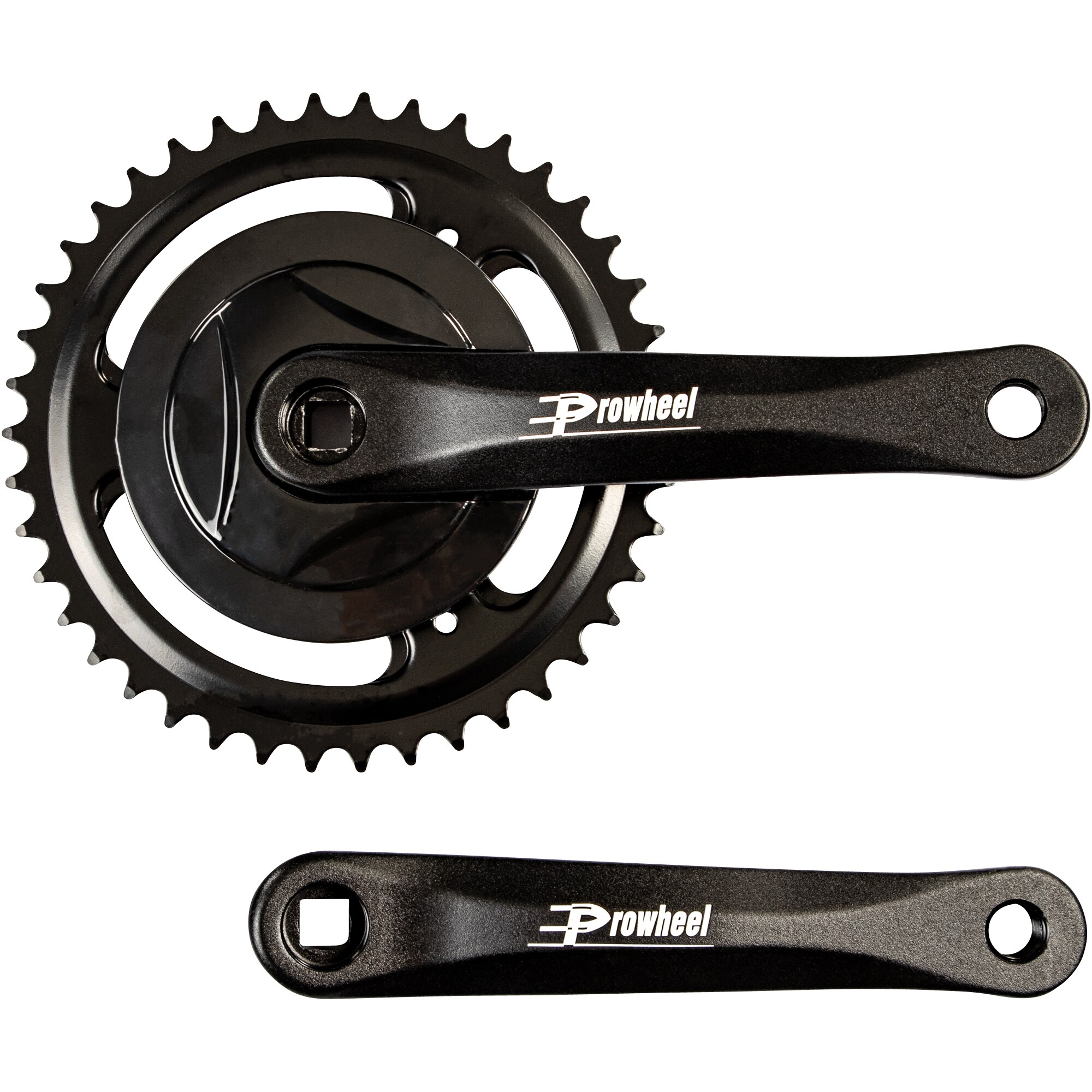 Prowheel Kurbelgarnitur einfach Fahrrad Kettenradgarnitur 170 mm 42 Z&auml;hne - Bild 1