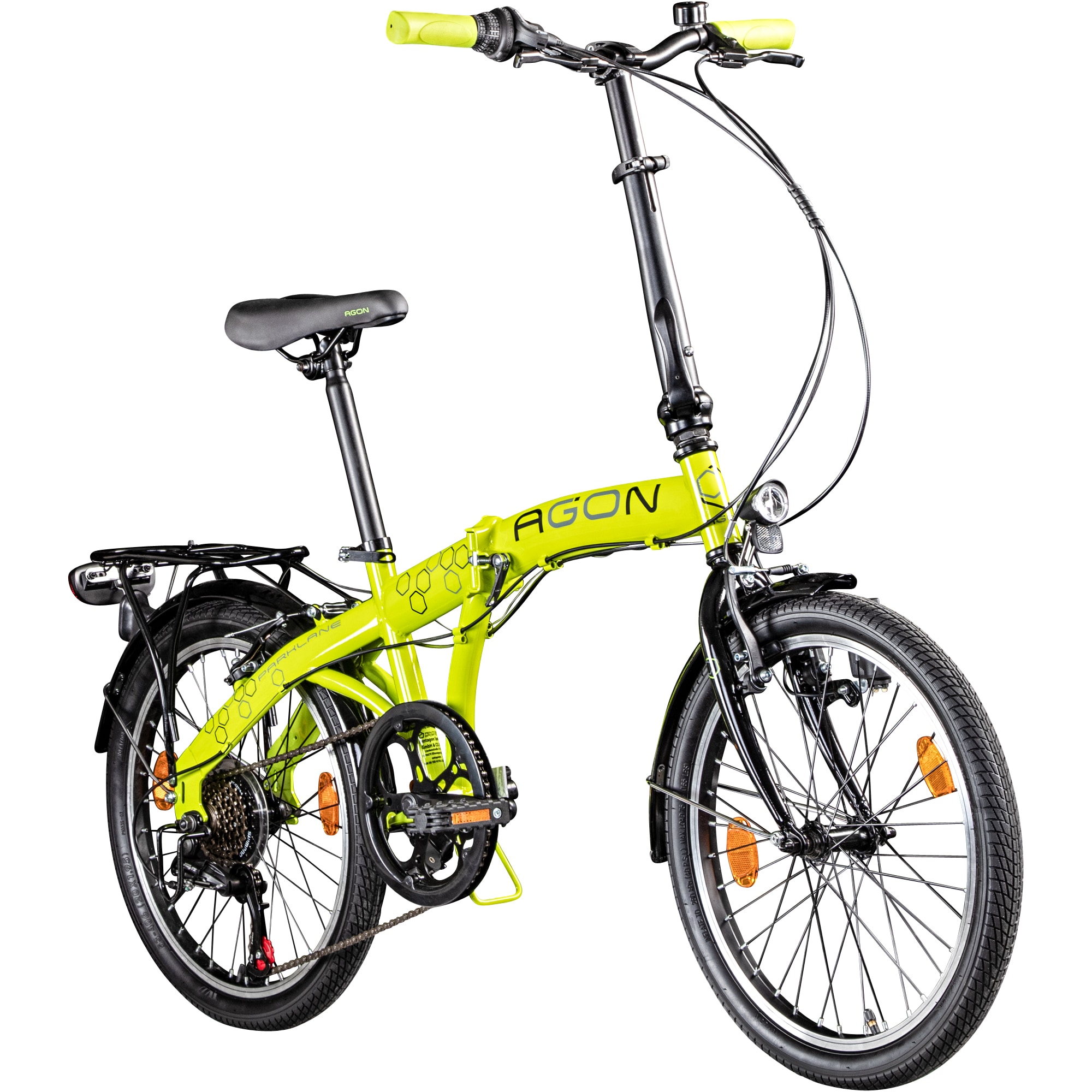 galano 20 zoll parklane klapprad faltrad klappfahrrad urban bike