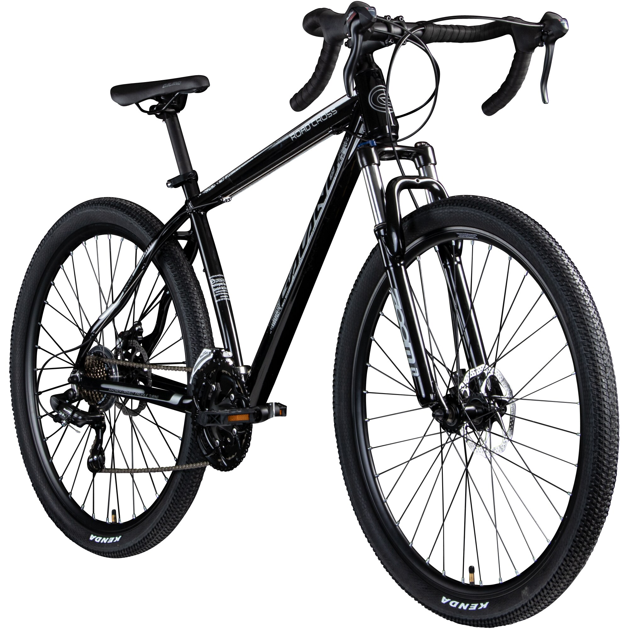Galano Road Cross Crossrad Fitnessbike 29 Zoll 170 - 195 cm Gravel Bike f&uuml;r Damen und Herren 14 Gang Crossfahrrad Fitnessrad Fahrrad Scheibenbremsen - Bild 1