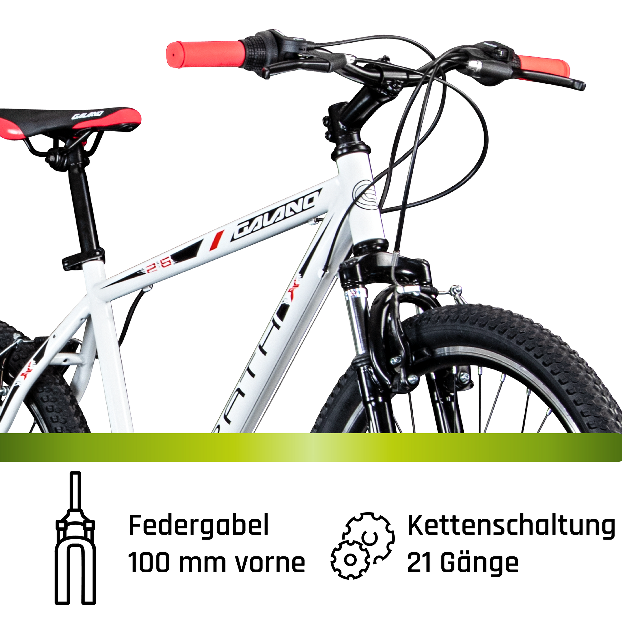 Galano Path Mountainbike Jugendfahrrad ab 160 cm Fahrrad 26 Zoll fr  Mdchen Jungen oder Erwachsene MTB Hardtail 21 Gnge online kaufen bei Netto