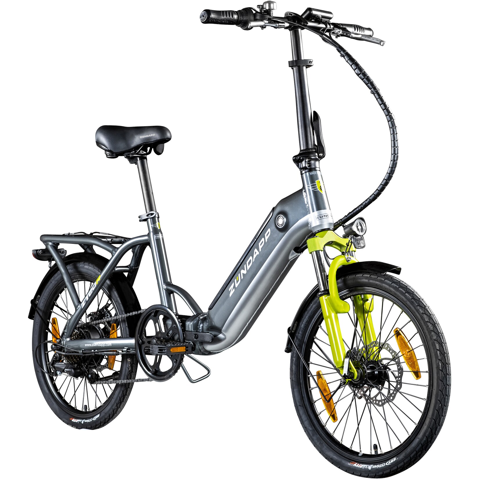 Zündapp ZT20R Ebike 20 Zoll Klapprad für Erwachsene 145 – 185 cm mit 6 Gängen | 04260582293344