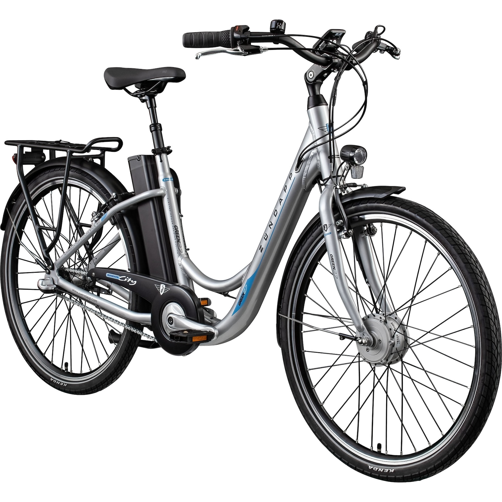 Zündapp Green 2.7 E Bike Damen Pedelec 3 Gang Shimano Schaltung retro 26 Zoll Damenfahrrad Elektrofahrrad 140-165 cm StVZO Hollandrad