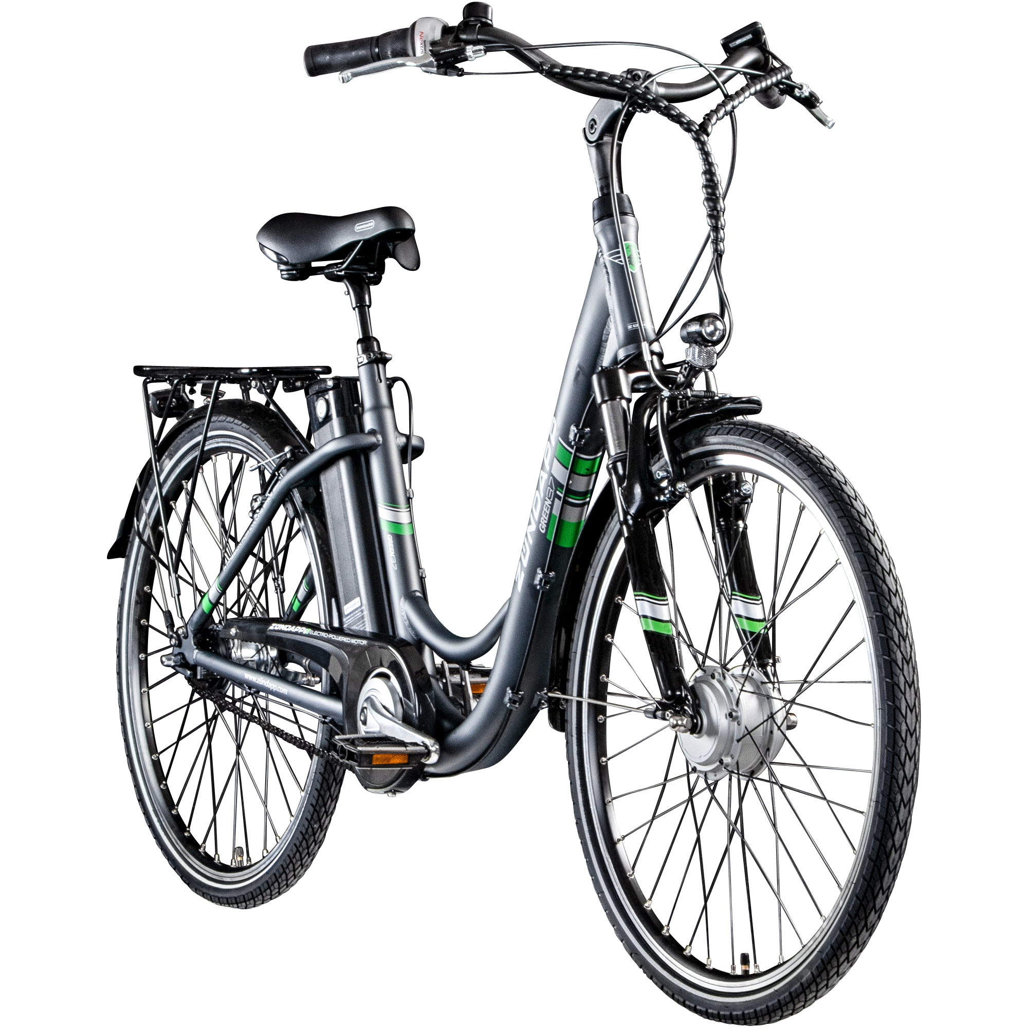 Z&uuml;ndapp Green 3.7 E Bike Damenfahrrad 26 Zoll Pedelec mit Nabenschaltung 7 Gang - Bild 1