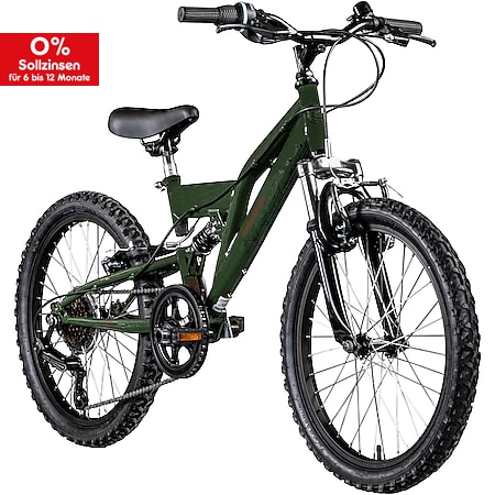 Galano FS180 18 Zoll Mountainbike Full Suspension Kinderfahrrad Fully MTB Kinder ab 5 Jahre Fahrrad - Bild 1