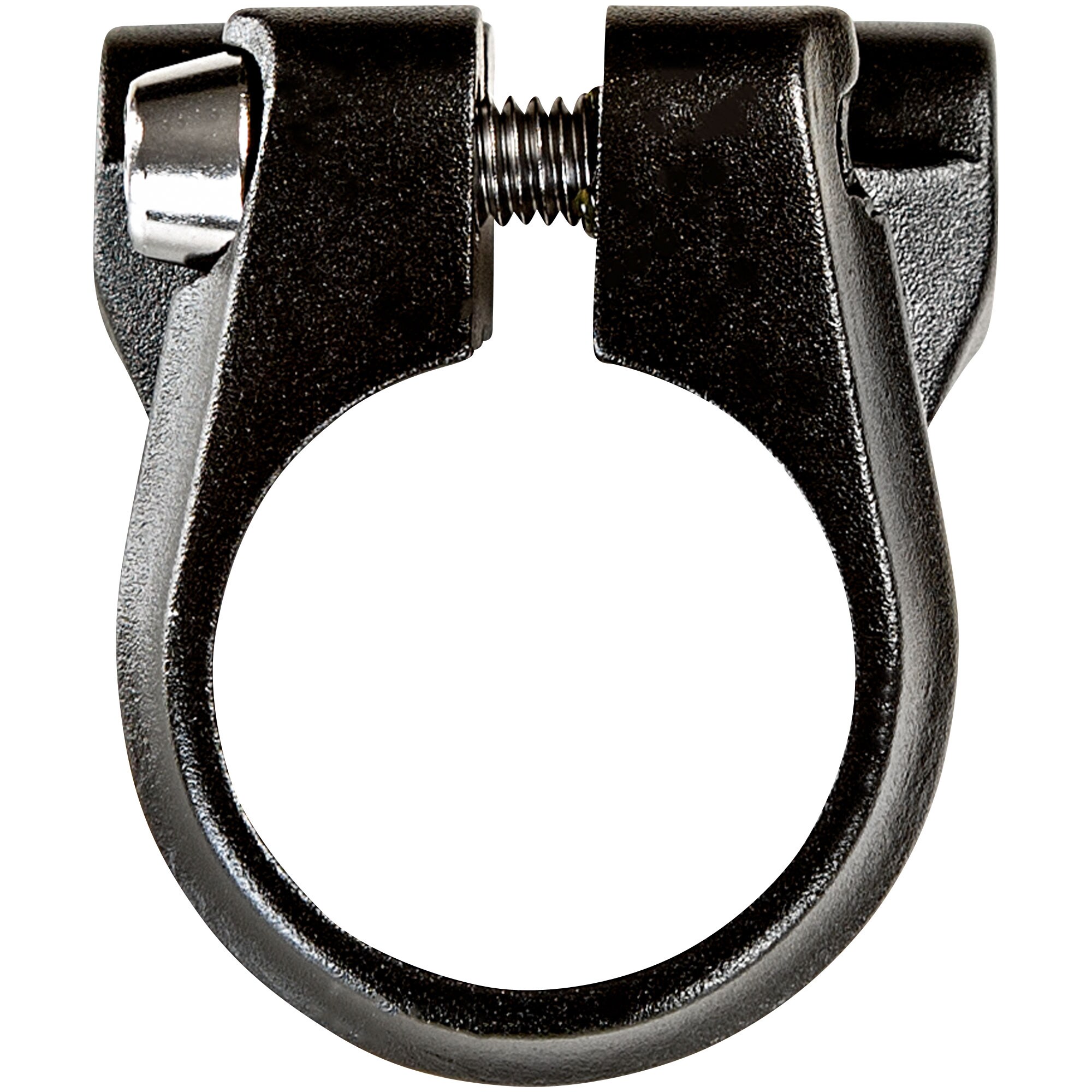 Elektra Sattelklemme mit Gep&auml;cktr&auml;ger Aufnahme Sattelst&uuml;tzenklemme Fahrrad 28,6 mm schwarz - Bild 1