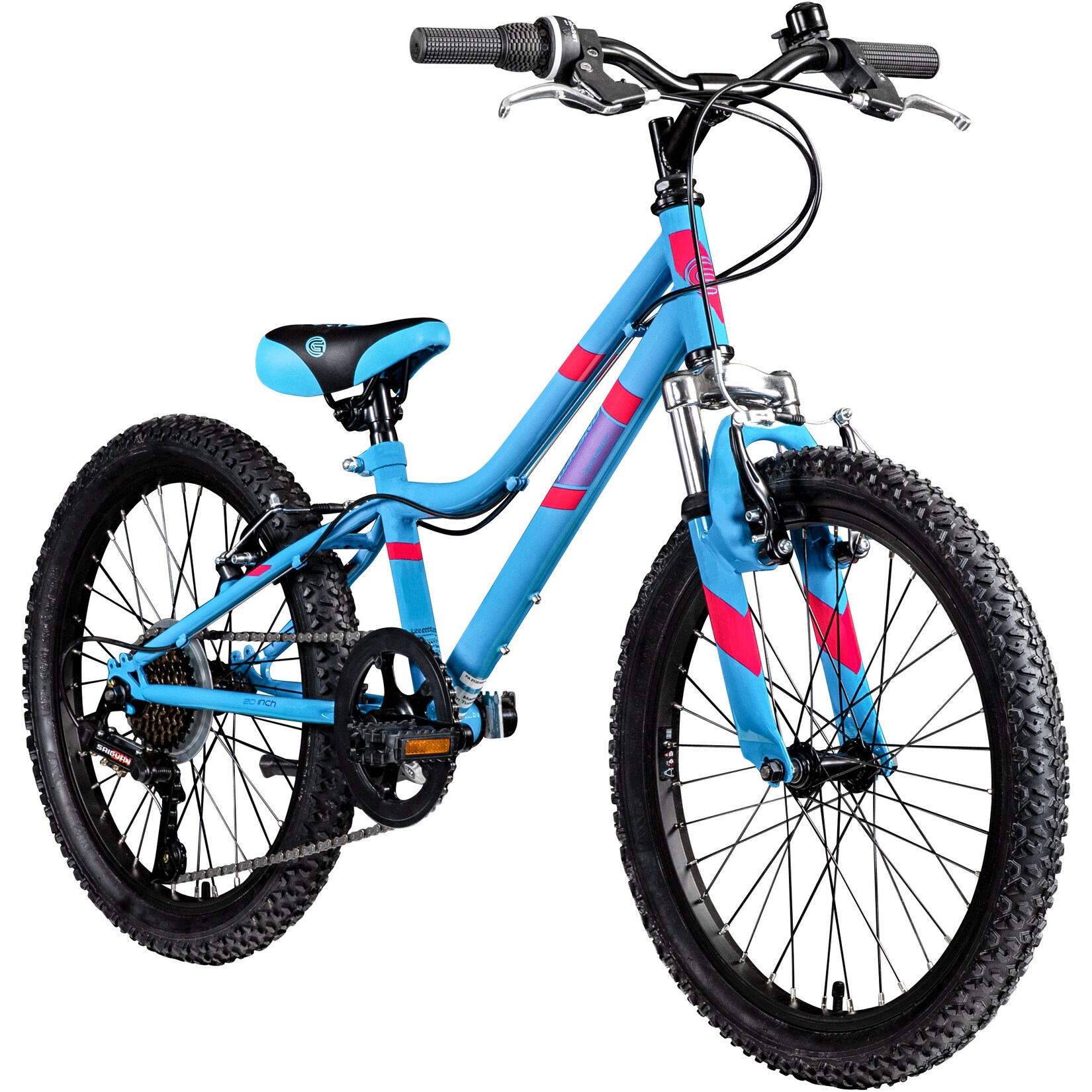 Galano GA20 Kinderfahrrad 20 Zoll ab 6 Jahre 120 – 135 cm Mädchen Jungen Fahrrad blau | 04250845940863