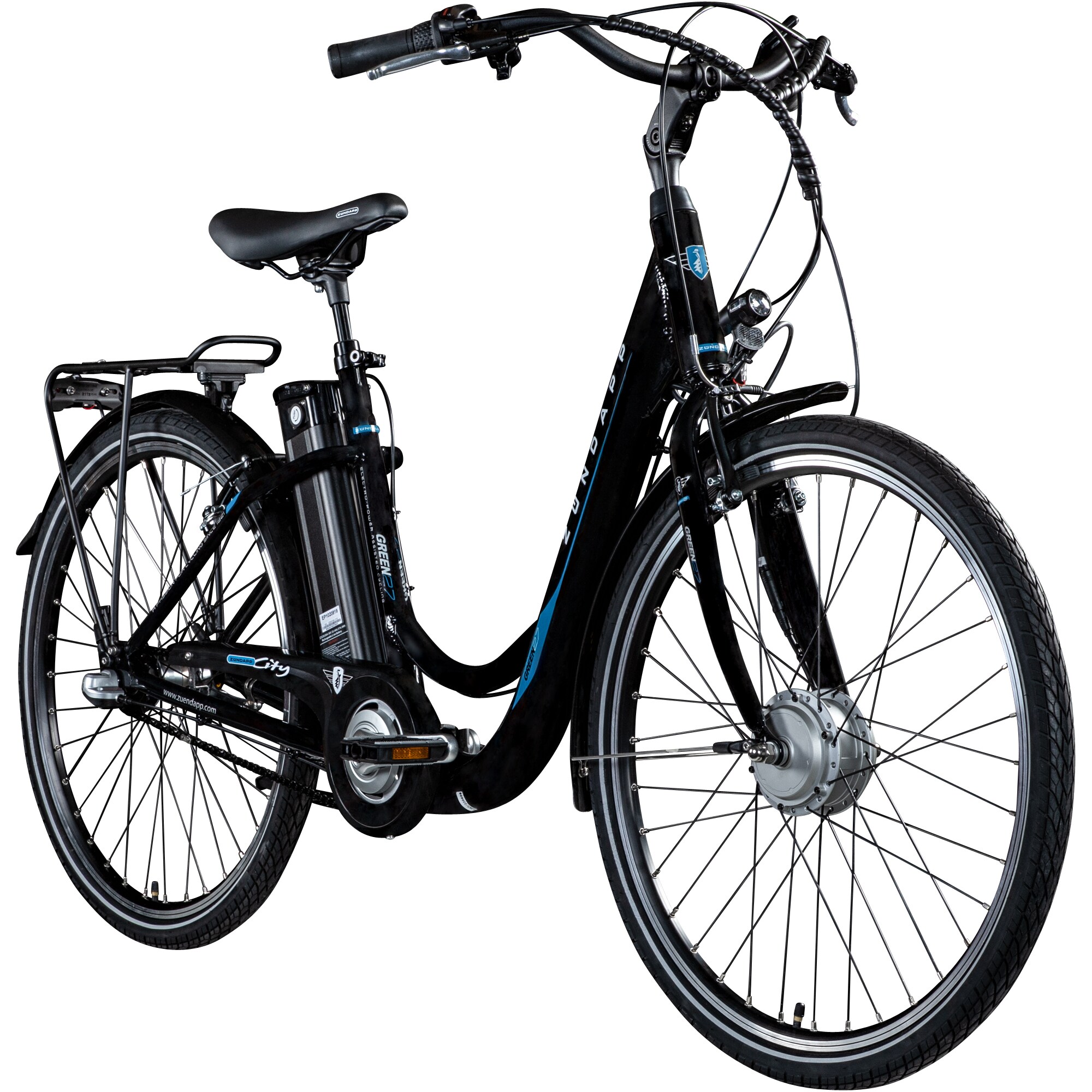 Z&uuml;ndapp Green 2.7 E Bike Damenfahrrad 26 Zoll 3 Gang Nabenschaltung 140 - 165 cm - Bild 1