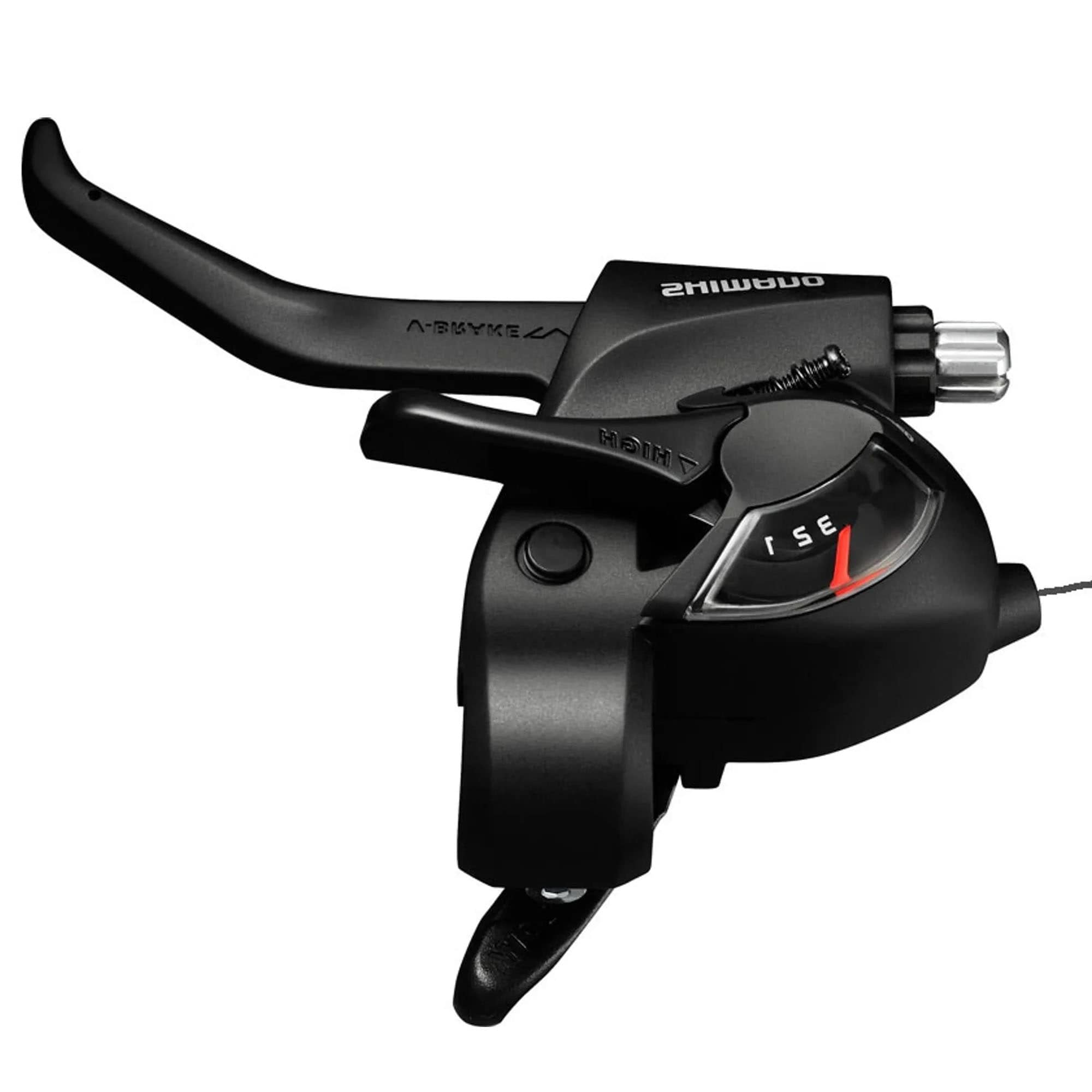 Shimano Tourney ST-EF41 Schalthebel Fahrrad EZ Fire Plus Fahrradschalthebel Schaltgriff Mountainbike MTB Kettenschaltung 3-fach links - Bild 1