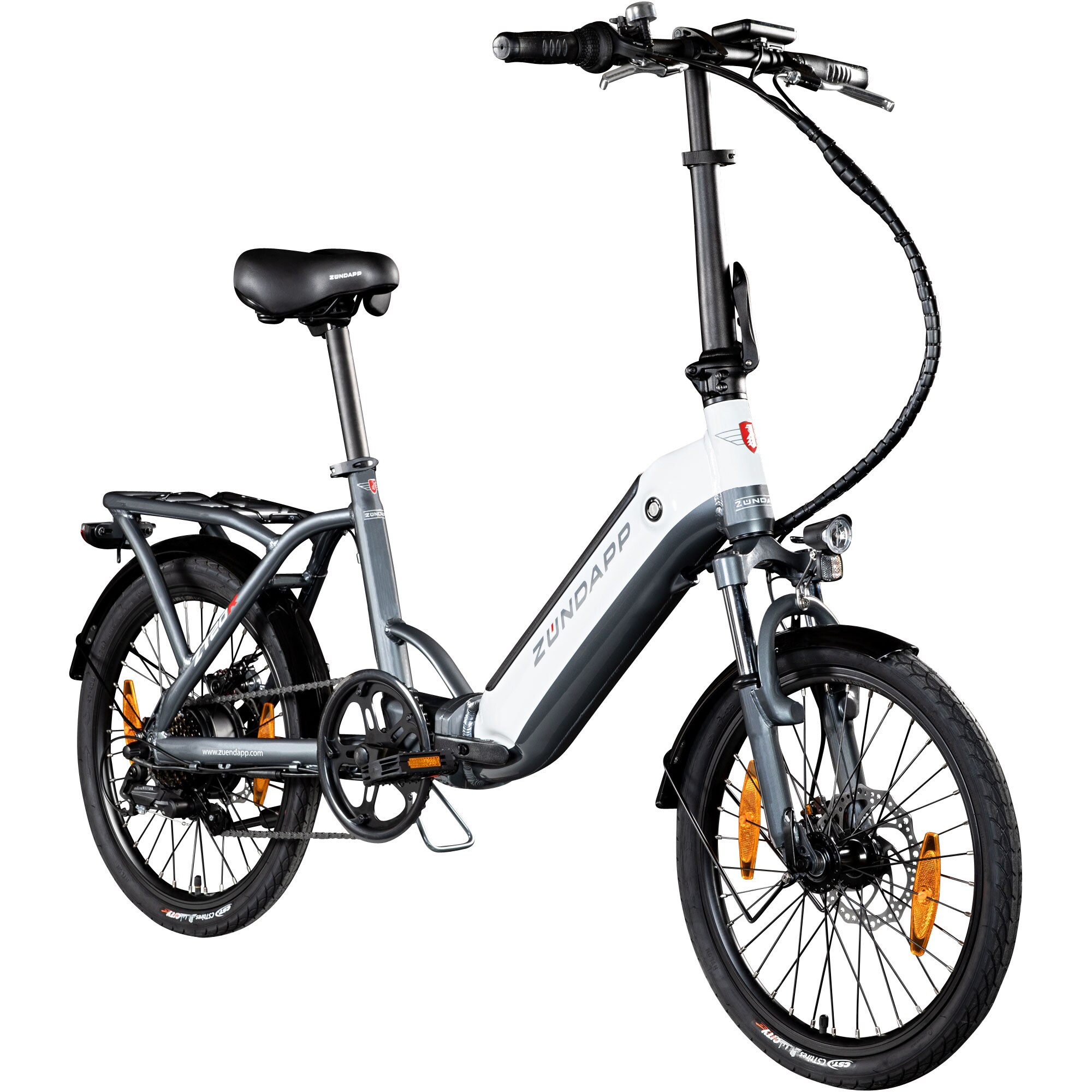 Z&uuml;ndapp ZT20R Ebike 20 Zoll Klapprad f&uuml;r Erwachsene 145 - 185 cm mit 6 G&auml;ngen - Bild 1