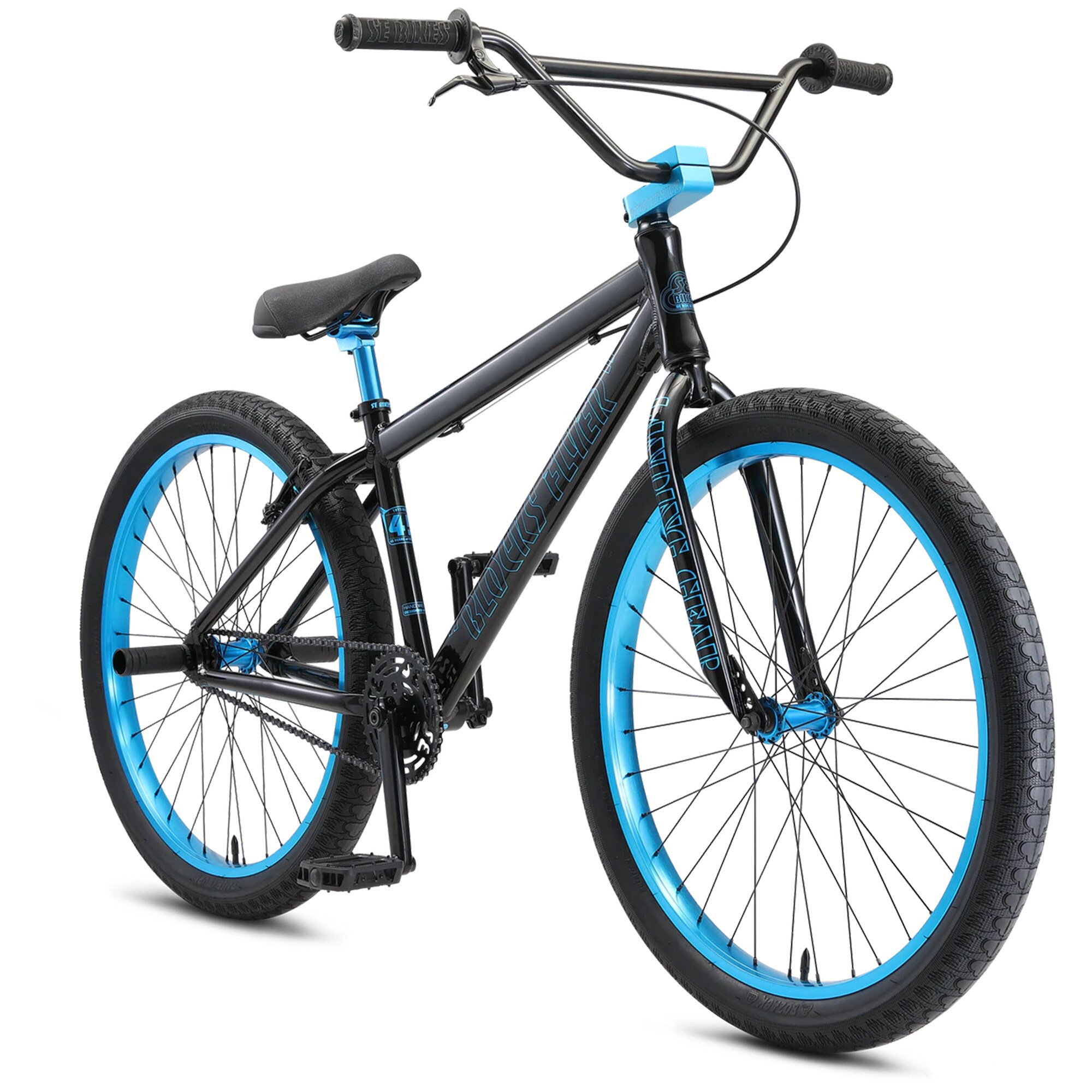 SE Bikes Blocks Flyer BMX Fahrrad 26 Zoll Cruiser ab 160 cm Gr&ouml;&szlig;e Bike f&uuml;r Erwachsene und Jugendliche Freestyle Rad f&uuml;r Tricks im Skatepark - Bild 1