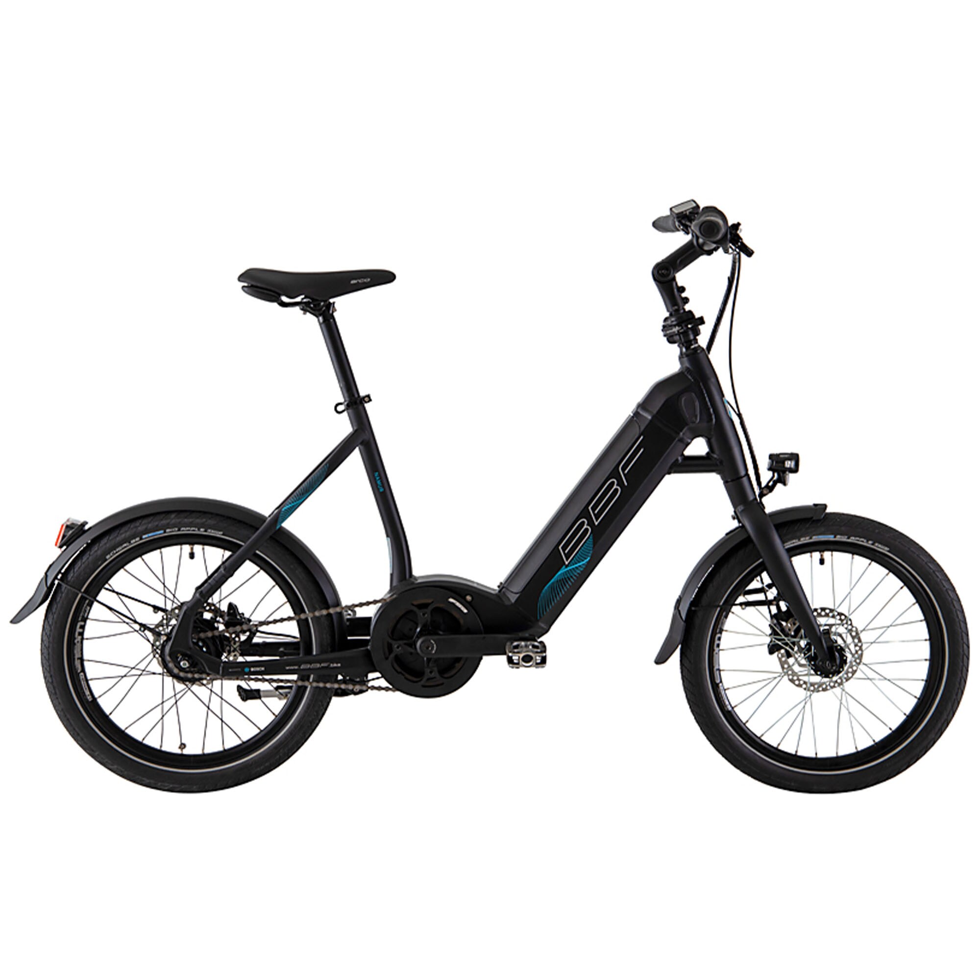 BBF Namur E Bike 20 Zoll Kompaktrad Damen Herren 8 G&auml;nge - Bild 1