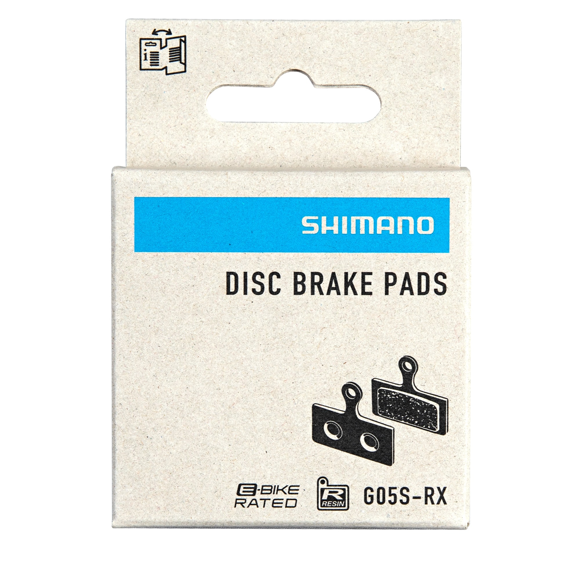 Shimano G05S-RX Bremsbacken Resin Bremsbel&auml;ge Set 1 Paar Scheibenbremsbelag Bremskl&ouml;tze Fahrrad Bremse Ersatzteil universal - Bild 1