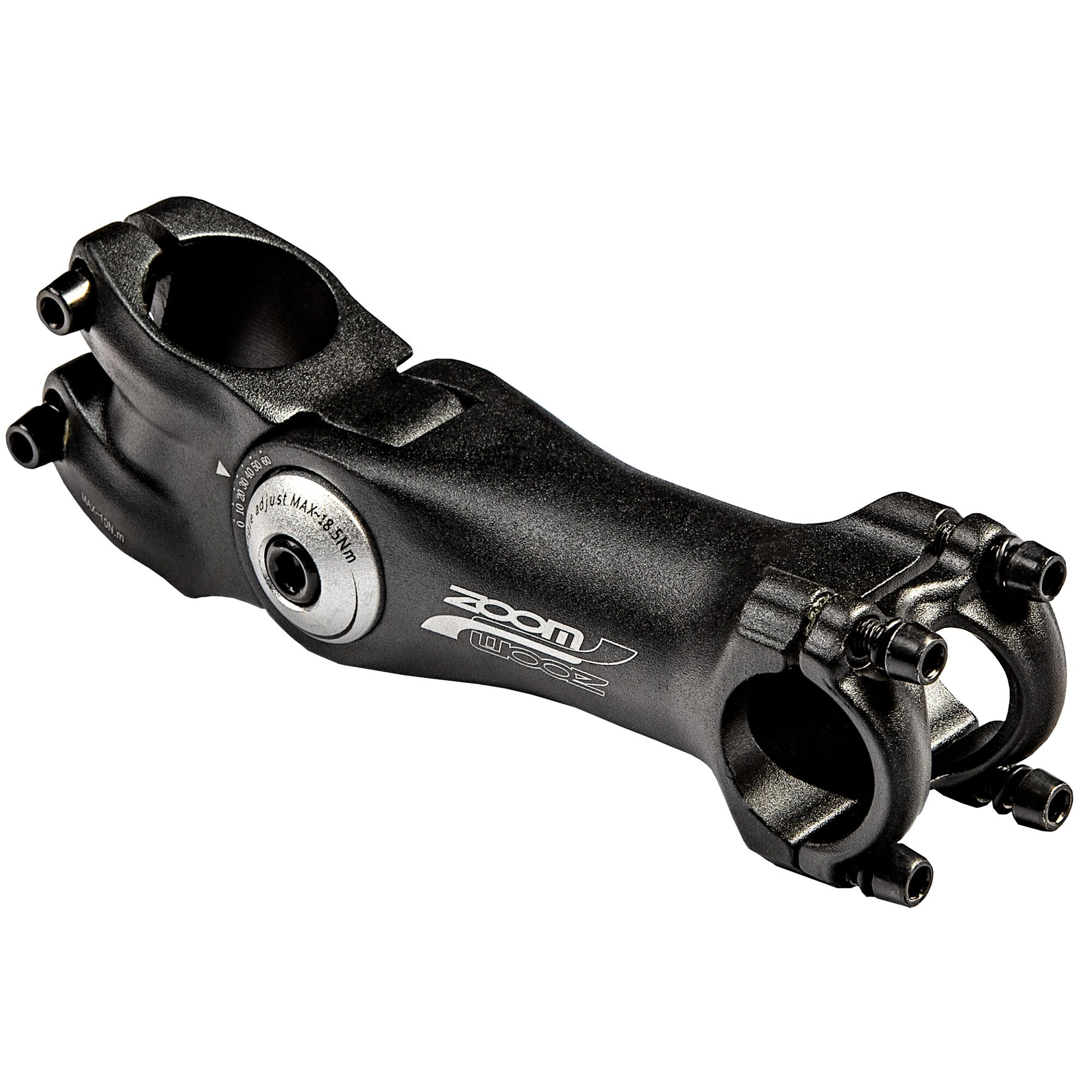 Zoom Vorbau 1 1/8 Zoll Ahead Lenkervorbau Fahrradvorbau Fahrradlenkervorbau verstellbar MTB Trekking 25,4 mm x 125 mm - Bild 1