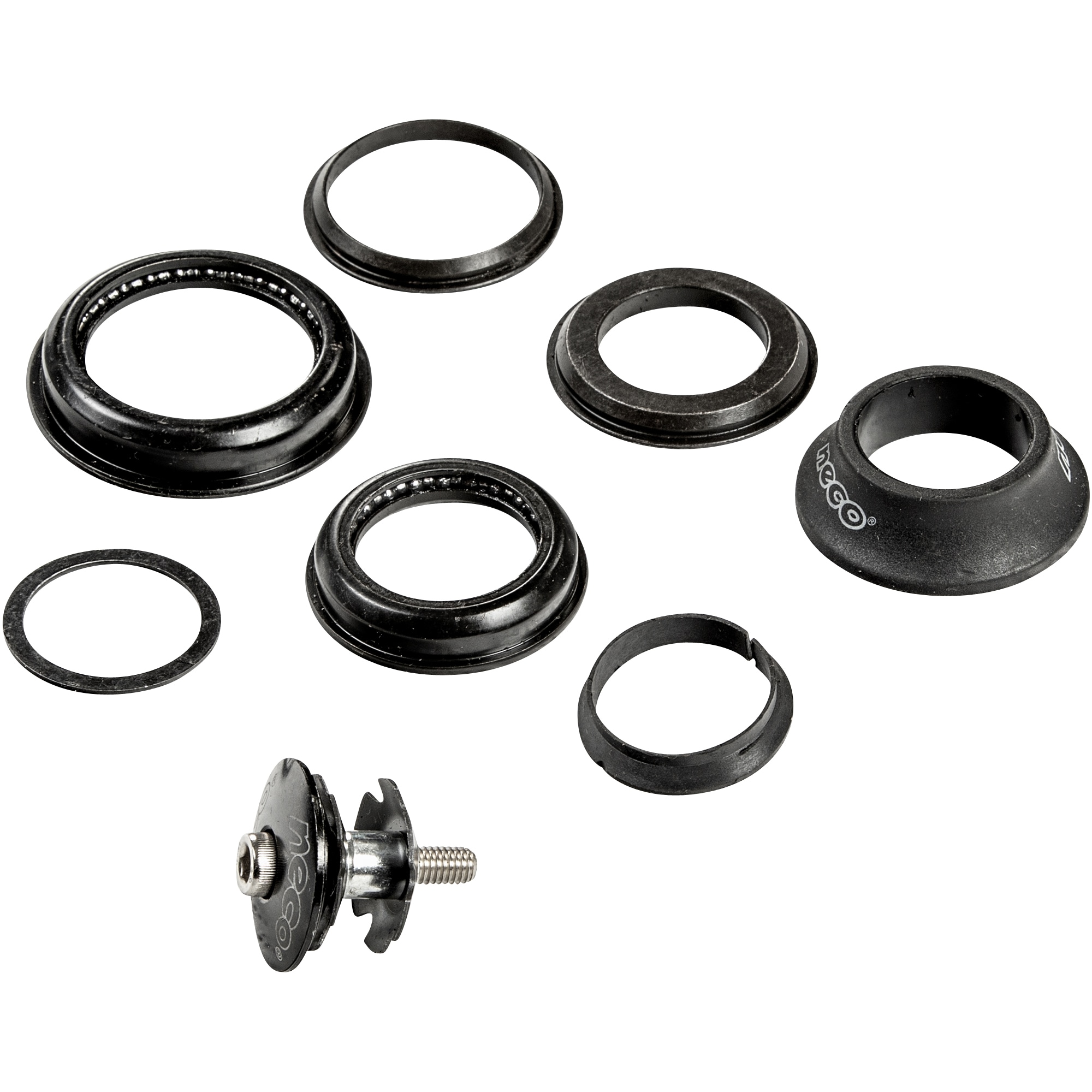 Z&uuml;ndapp Z801 Steuersatz Fahrrad 1 1/8 Zoll Lagersatz Steuerkopflager 9-teilig E Bike - Bild 1