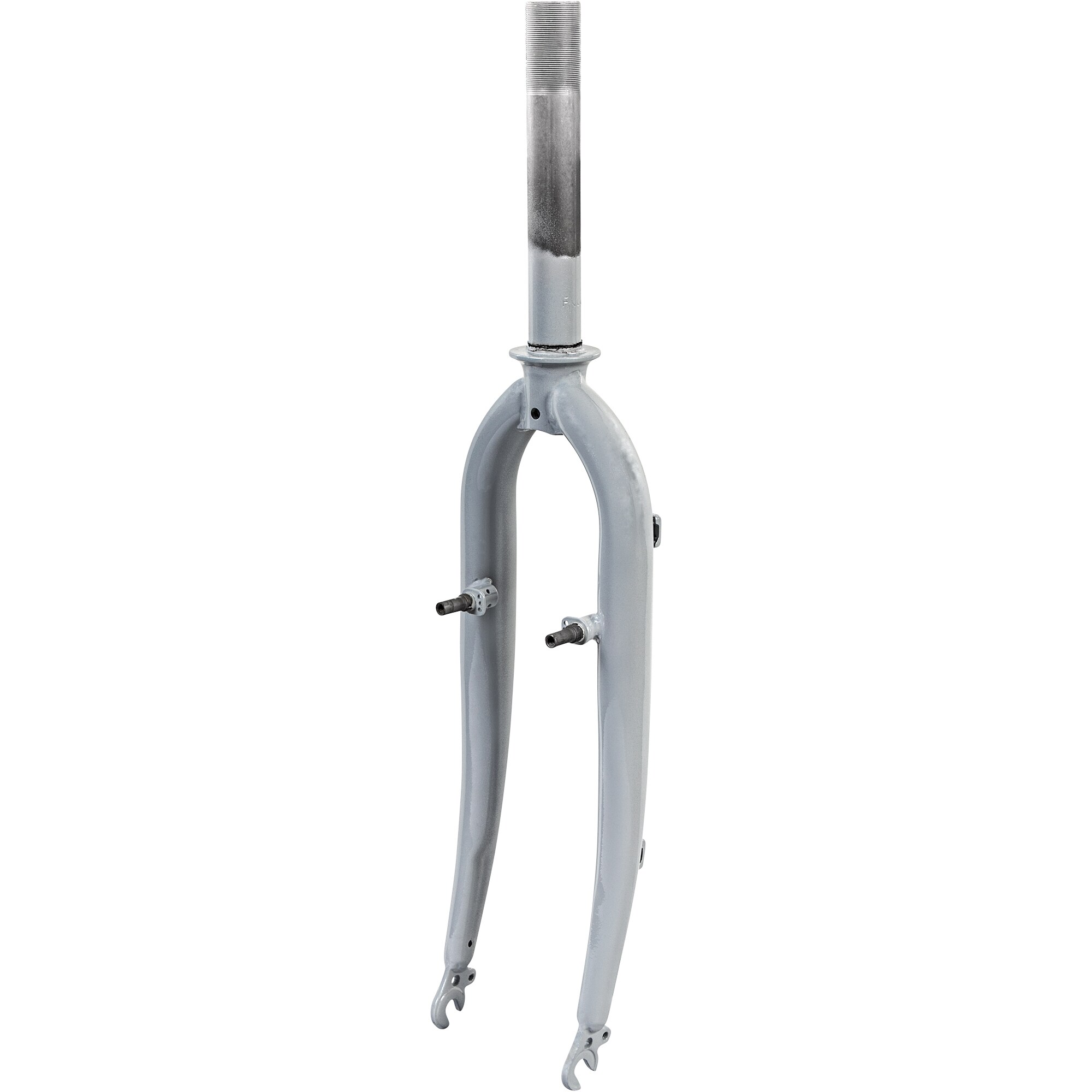 Z&uuml;ndapp Green 2.7 Fahrradgabel 26 Zoll f&uuml;r 1 Zoll Gewinde Schaftvorbau Vordergabel Starrgabel silber - Bild 1