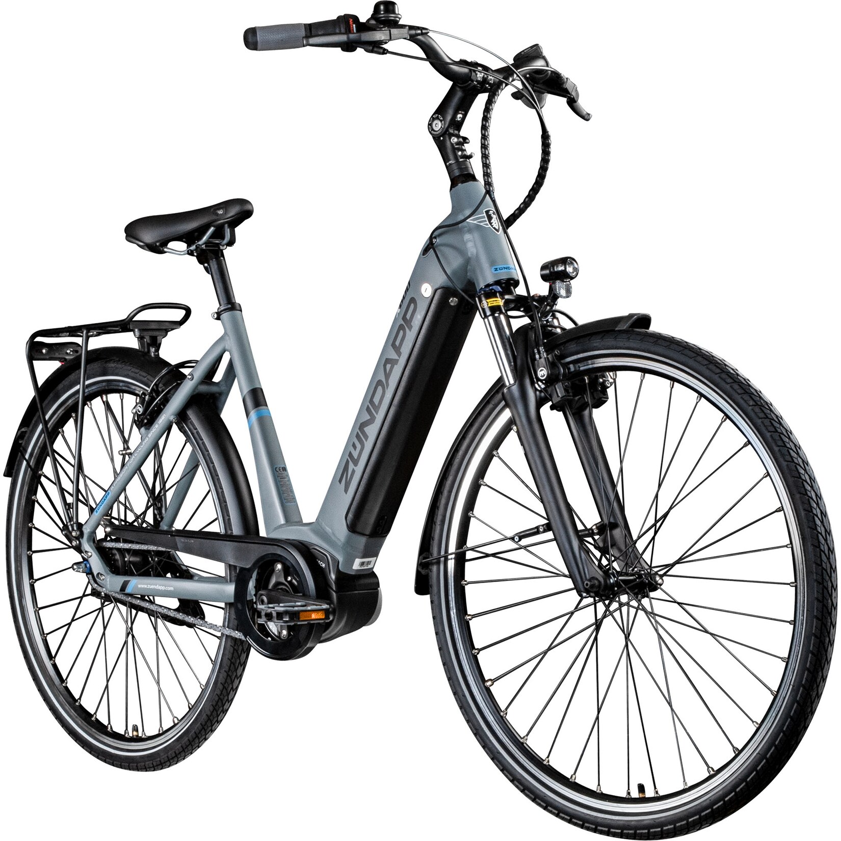 Zündapp X600 E Bike Damenfahrrad 155 - 180 cm Stadtrad Pedelec 7 Gang Shimano Schaltung Cityrad mit Bosch Mittelmotor Hollandrad