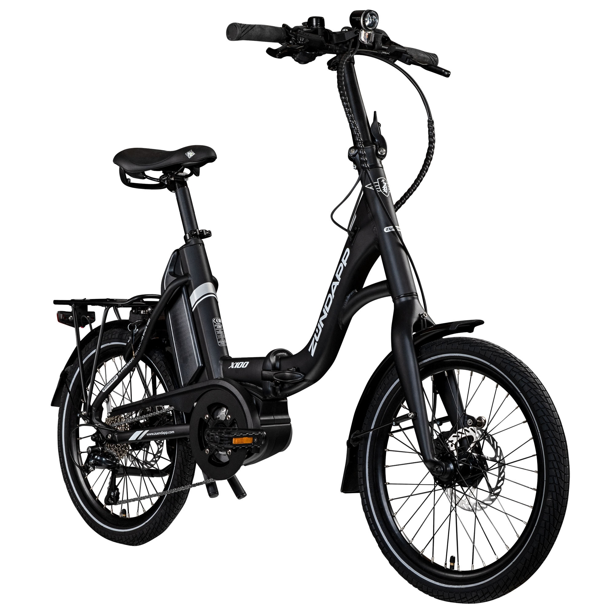 Z&uuml;ndapp X100 E Bike Klapprad Pedelec f&uuml;r Damen und Herren 150 - 190 cm Bosch - Bild 1