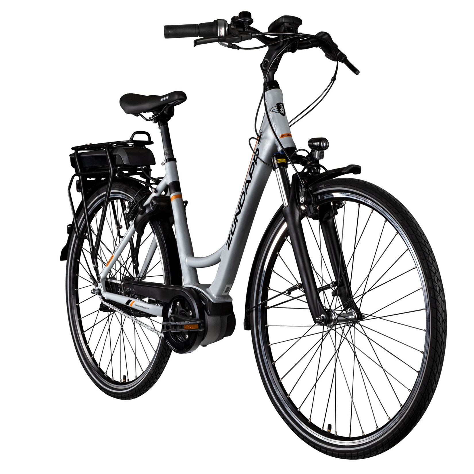 Zündapp X200 E Bike Damenfahrrad 155 – 180 cm Stadtrad Pedelec Bosch silber | 04260582294365