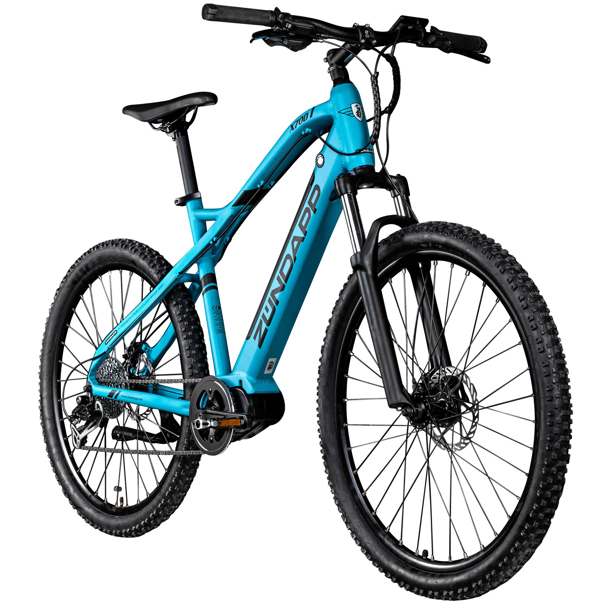 Z&uuml;ndapp X700 E Bike Mountainbike 27,5 Zoll Pedelec 165 - 190 cm EMTB Hardtail 650B f&uuml;r Damen und Herren Ananda Mittelmotor - Bild 1