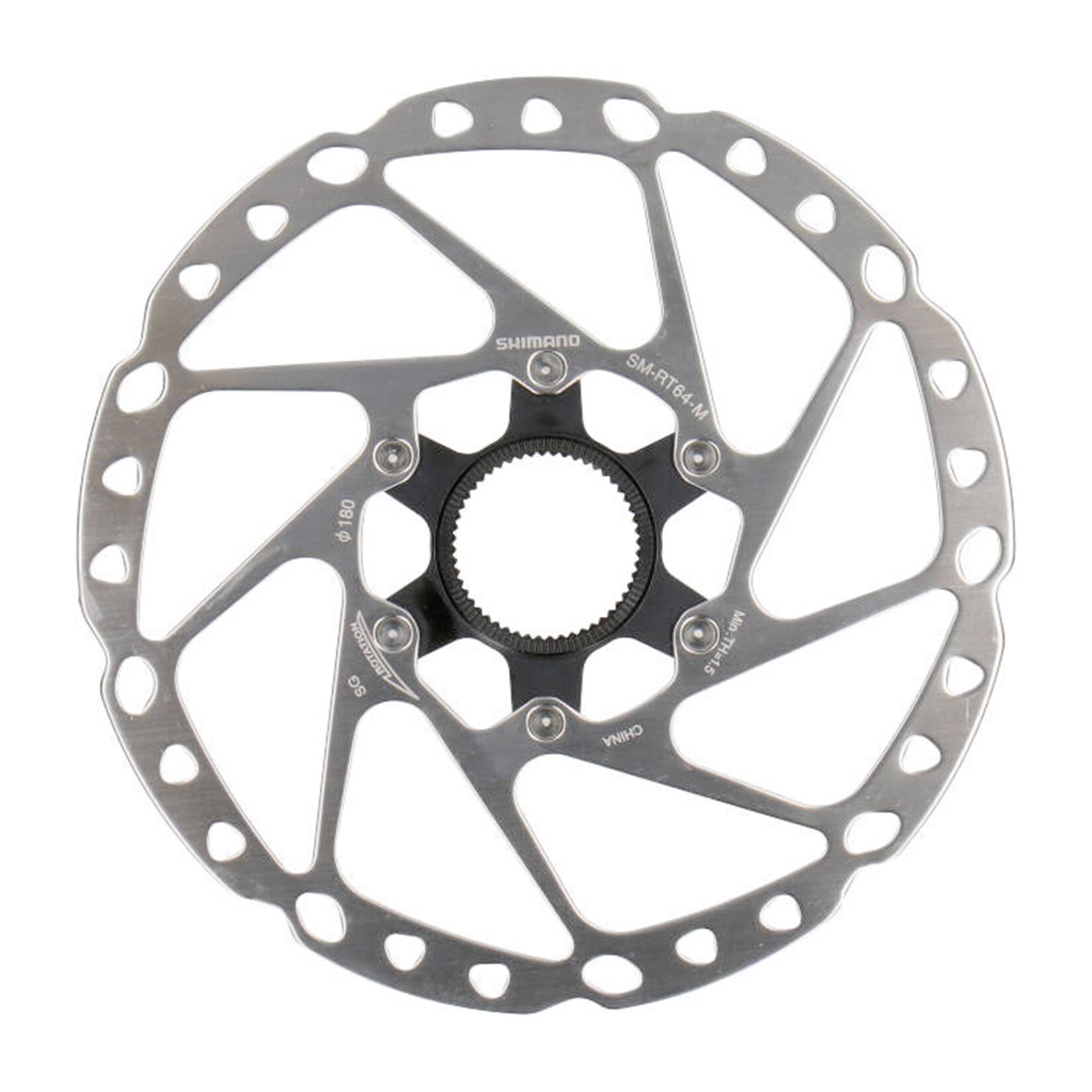 Shimano SM-RT64-M Bremsscheibe Fahrrad MTB Trekking für Scheibenbremse Fahrradbremse 180 mm | 04550170451967