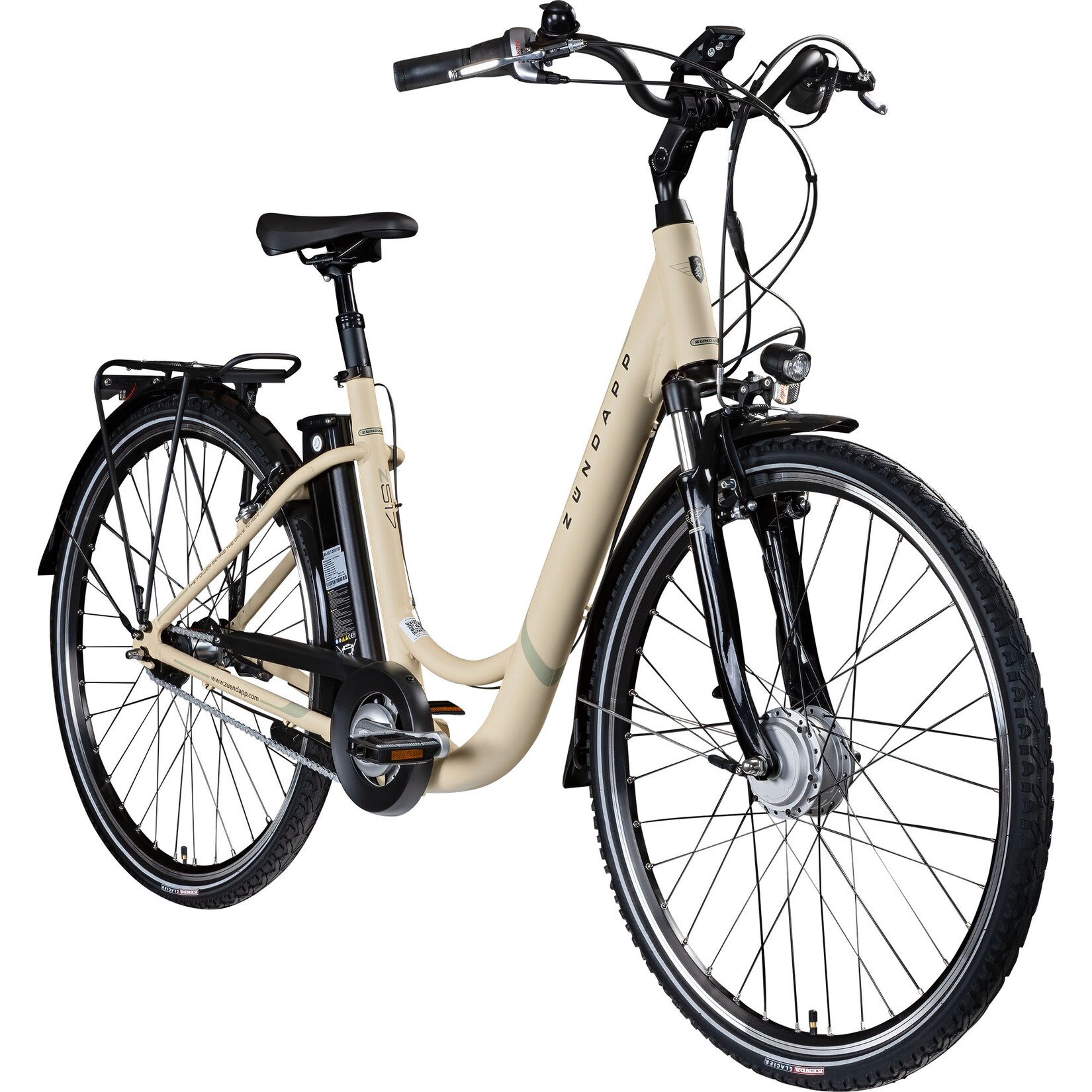 Zündapp Z517 E Bike Damenfahrrad 28 Zoll elfenbein