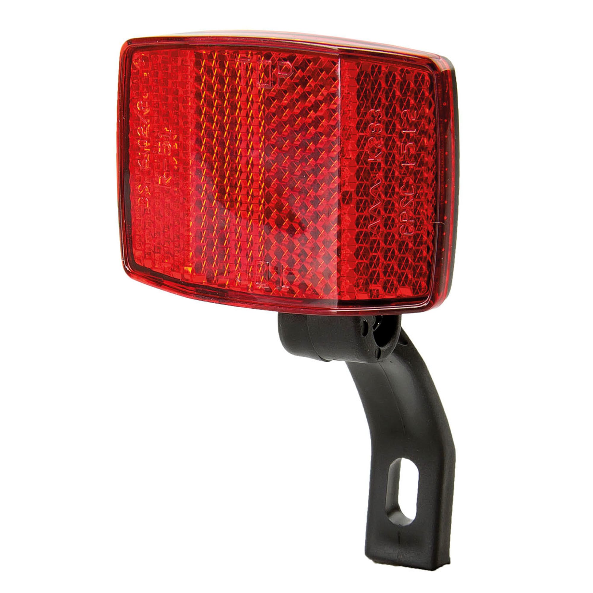 Messingschlager Reflektor StVZO Fahrrad R&uuml;ckstrahler Fahrradreflektor hinten rot - Bild 1