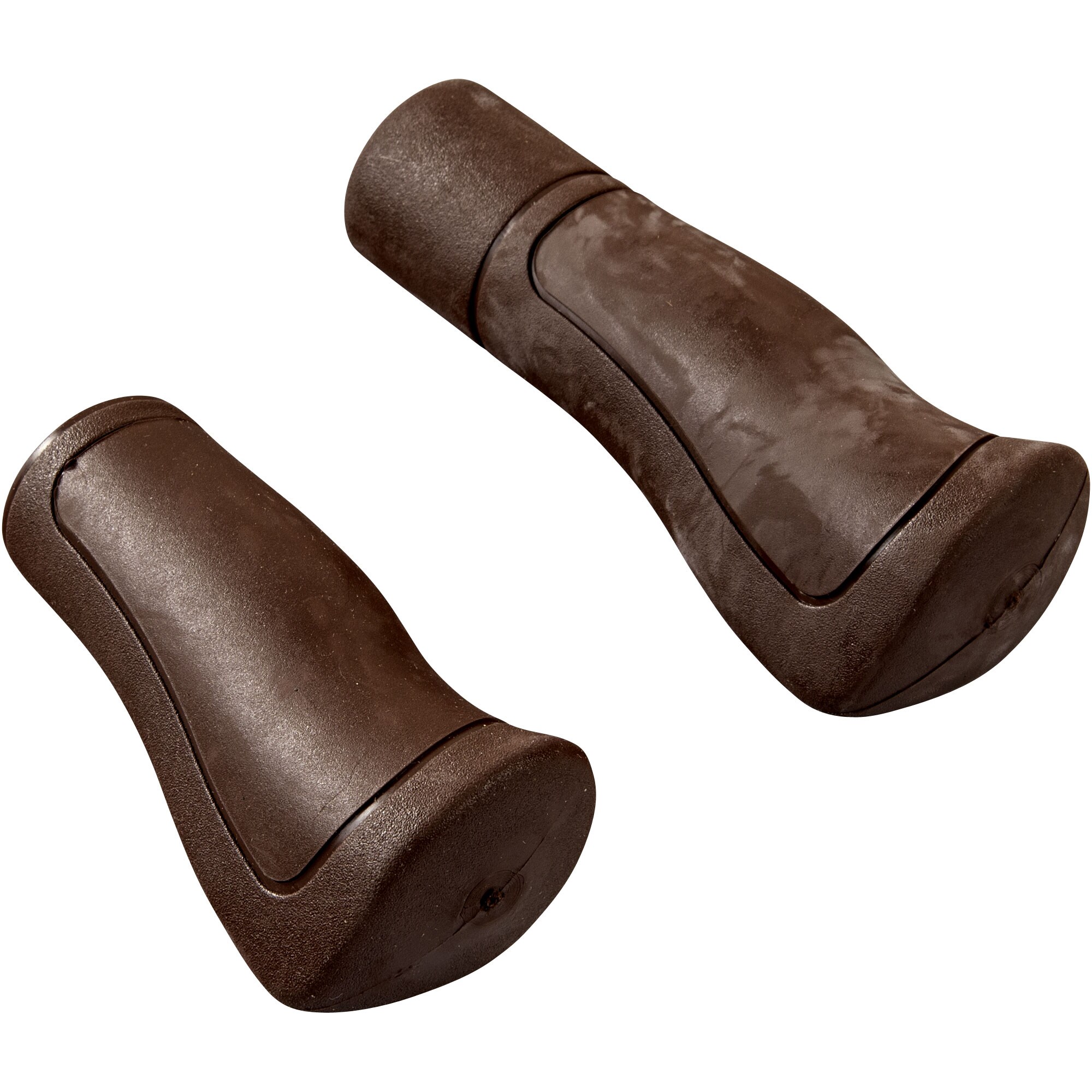 Z&uuml;ndapp Z700 Agon City Life Griffe Fahrradgriffe Grips Lenkergriffe universal ergonomisch (Set, links + rechts, dunkelbraun) - Bild 1