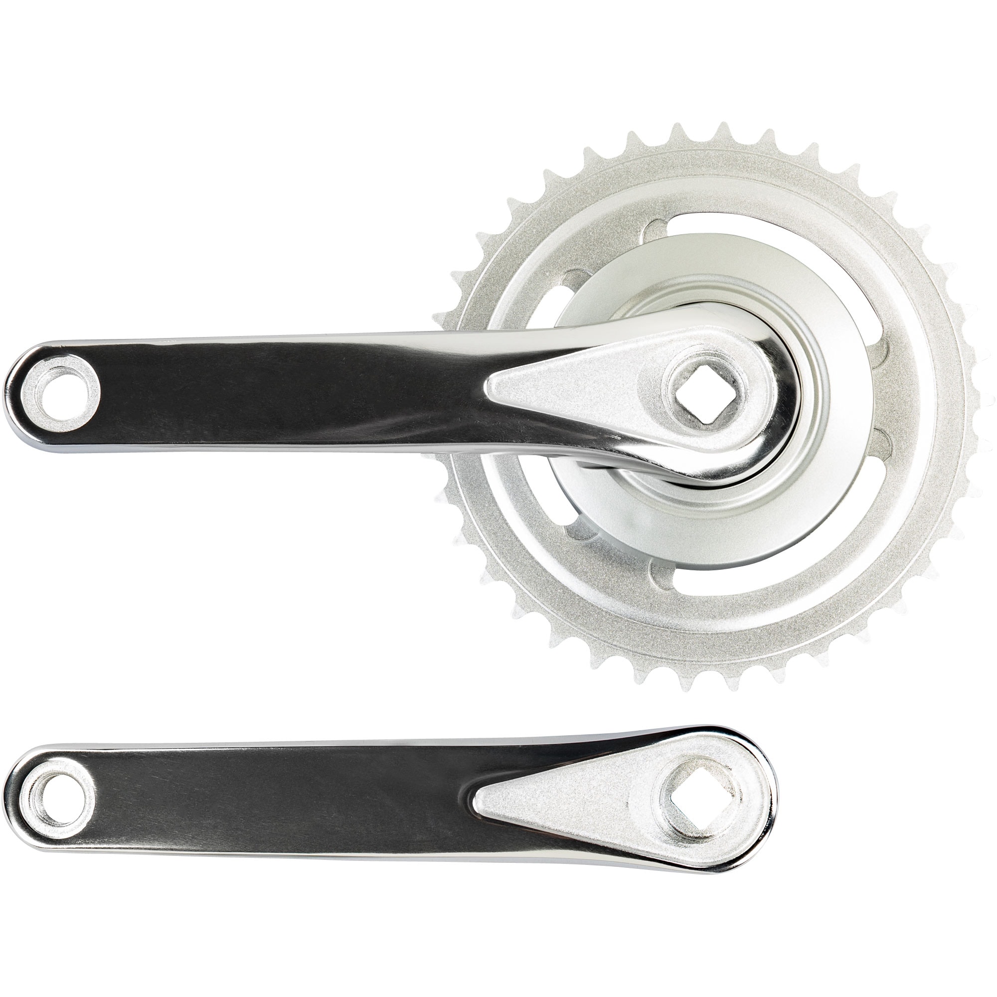 Z&uuml;ndapp Green 2.7 / Green 3.7 Kurbel 1-fach 38 Z&auml;hne 170 mm Kurbelgarnitur Fahrradkurbel Kettenradgarnitur - Bild 1